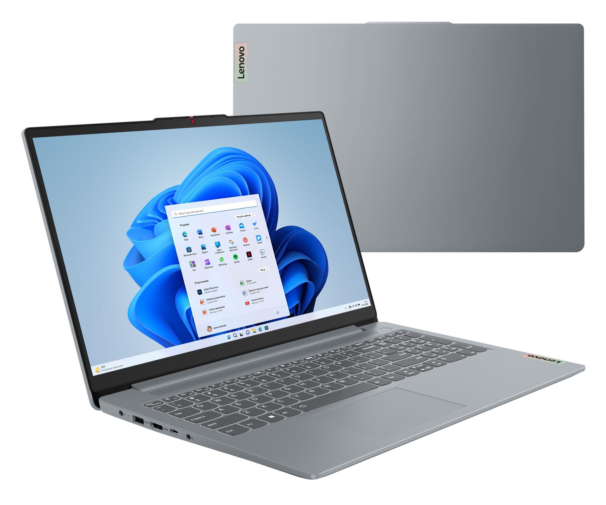 Lenovo IdeaPad Slim 3-15 Ryzen 5-7520U/16GB/512/Win11