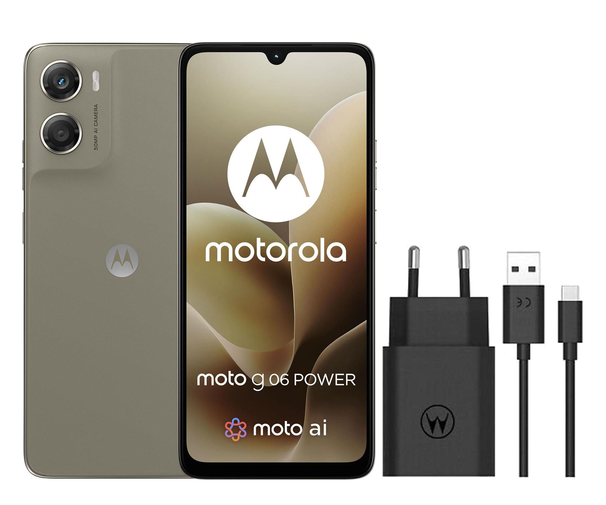 Motorola moto g06 power 4/64GB Laurel Oak + Ładowarka 33W