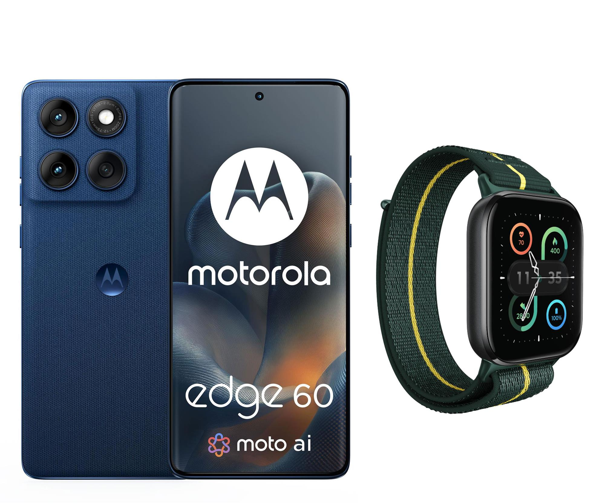 Motorola edge 60 5G 12/512GB Gibraltar Sea 120Hz + watch fit
