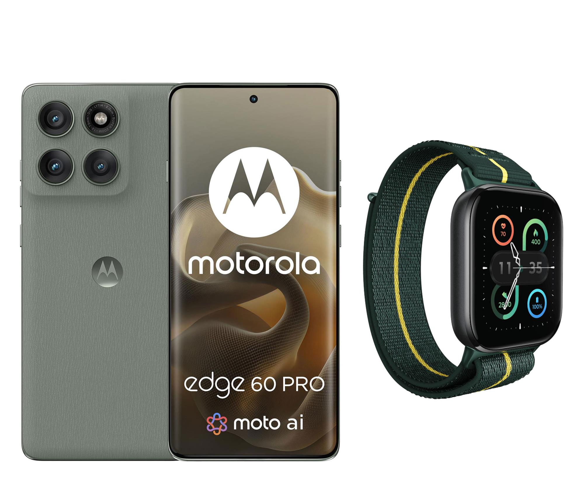 Motorola edge 60 pro 5G 12/512GB Shadow + watch fit