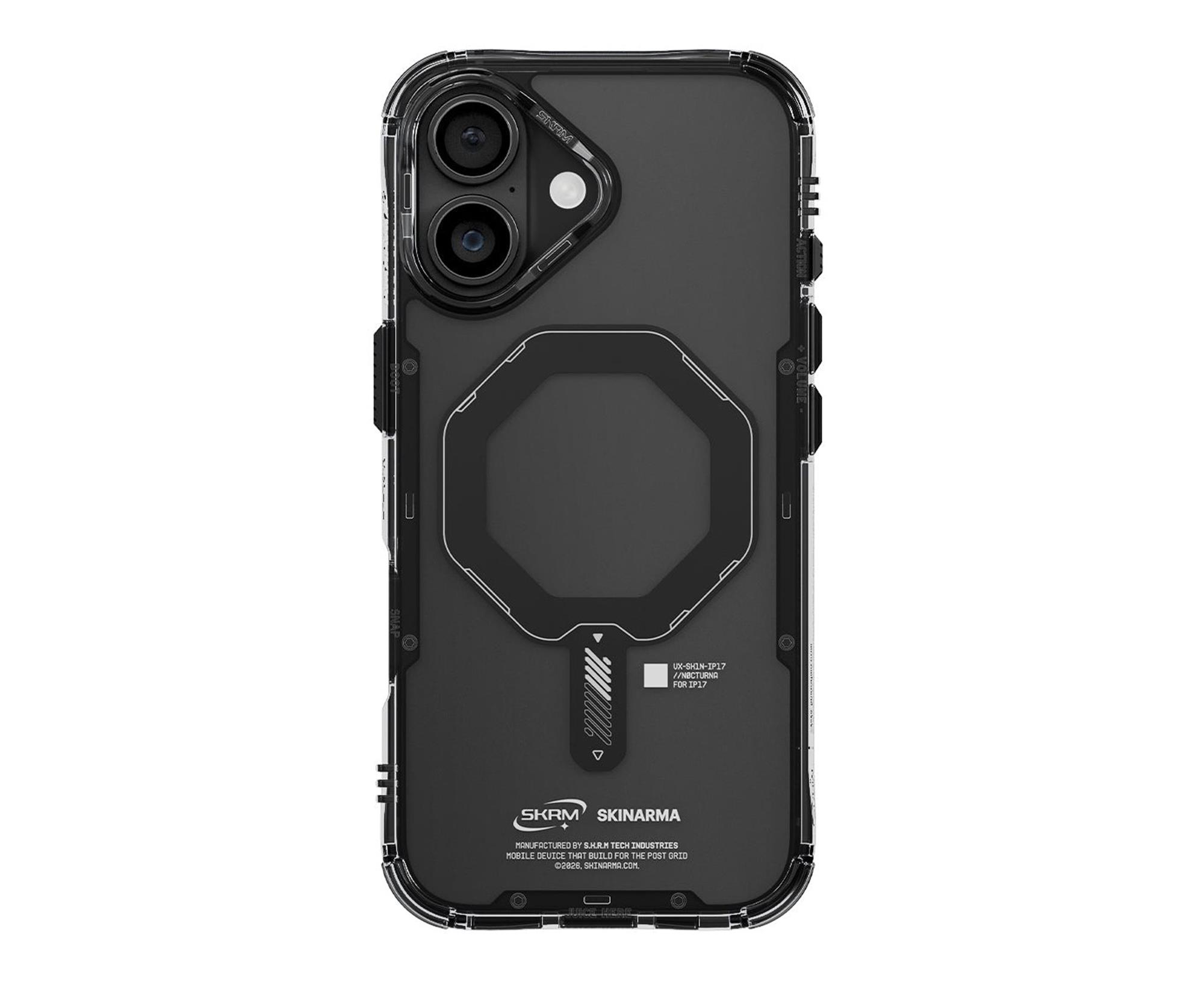 Skinarma Saido Mag-charge do iPhone 17 czarne