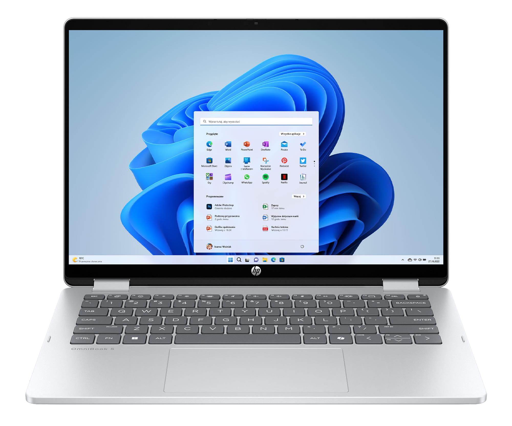 HP OmniBook 5 Flip Core 5-120U/16GB/512/Win11 Touch OLED