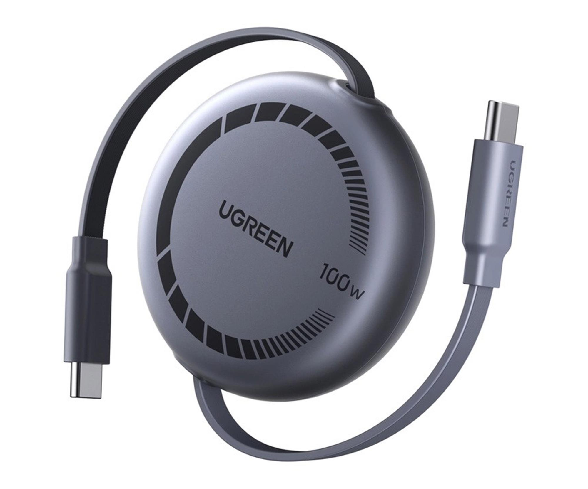 UGREEN Kabel USB-C do USB-C L531PD 100Wzwijany1m szary