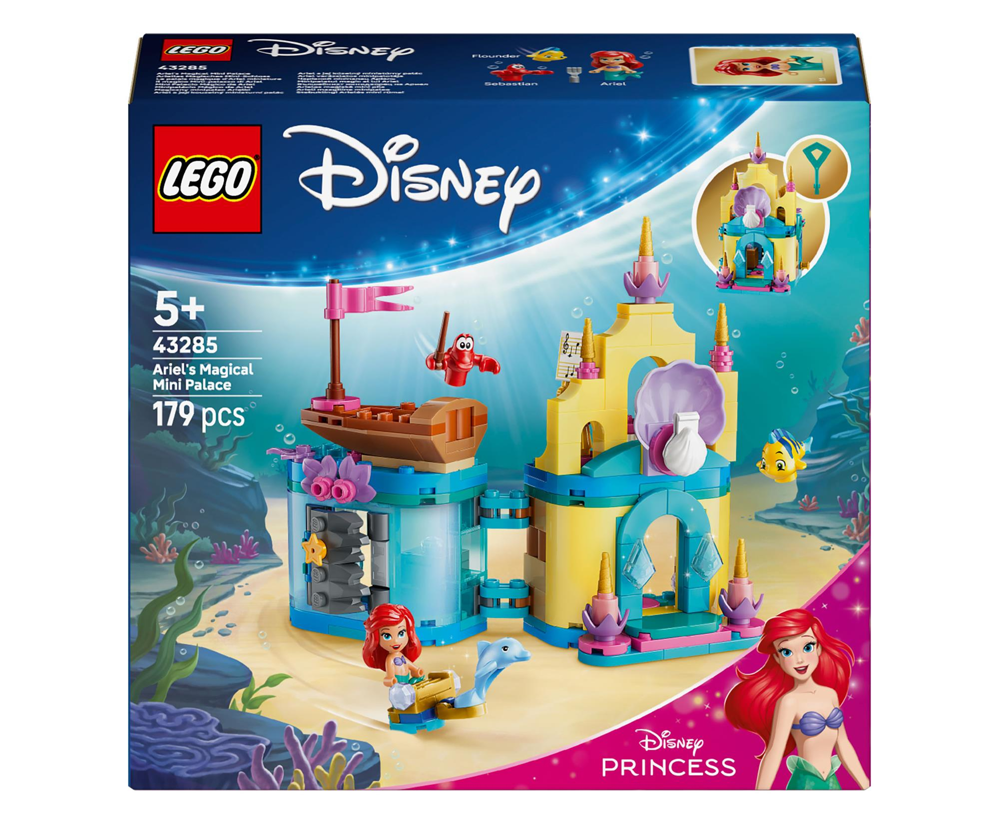 LEGO Disney Princess 43285 Magiczny minipałac Arielki