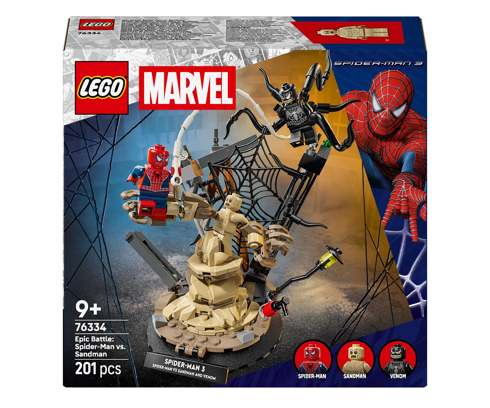 LEGO Marvel 76334 Epicka bitwa: Spider-Man kontra Sandman