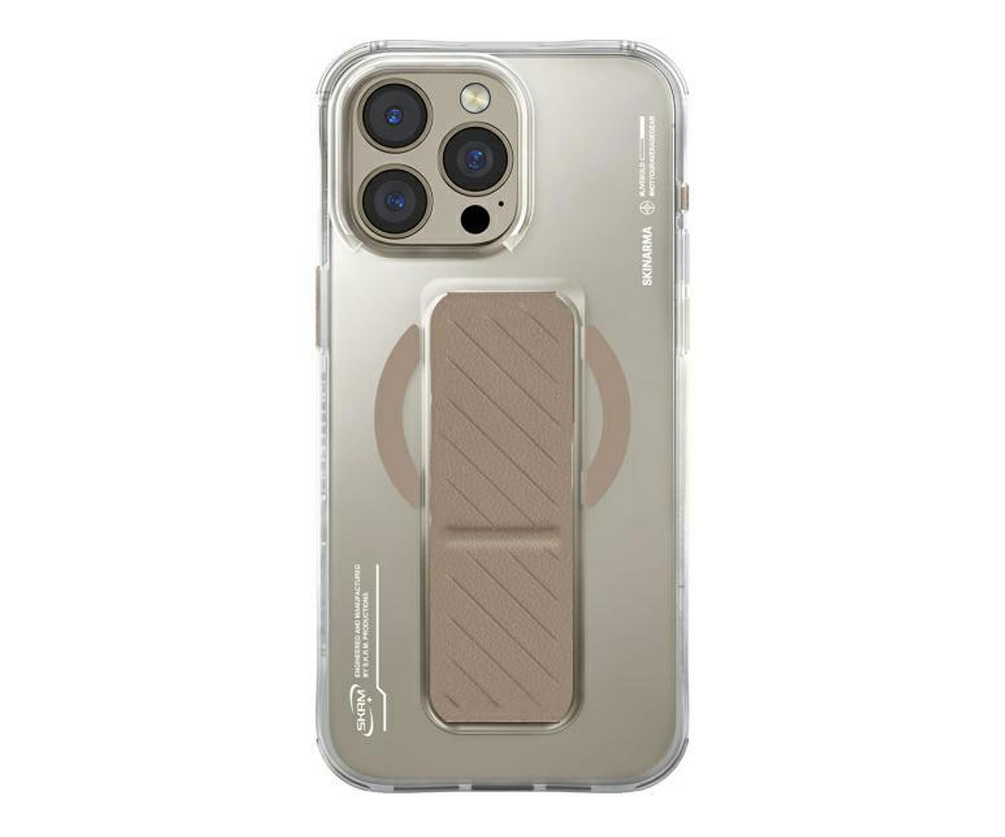Skinarma Axon do iPhone 16 Pro Max 6.9" Magnetic Grip champagne