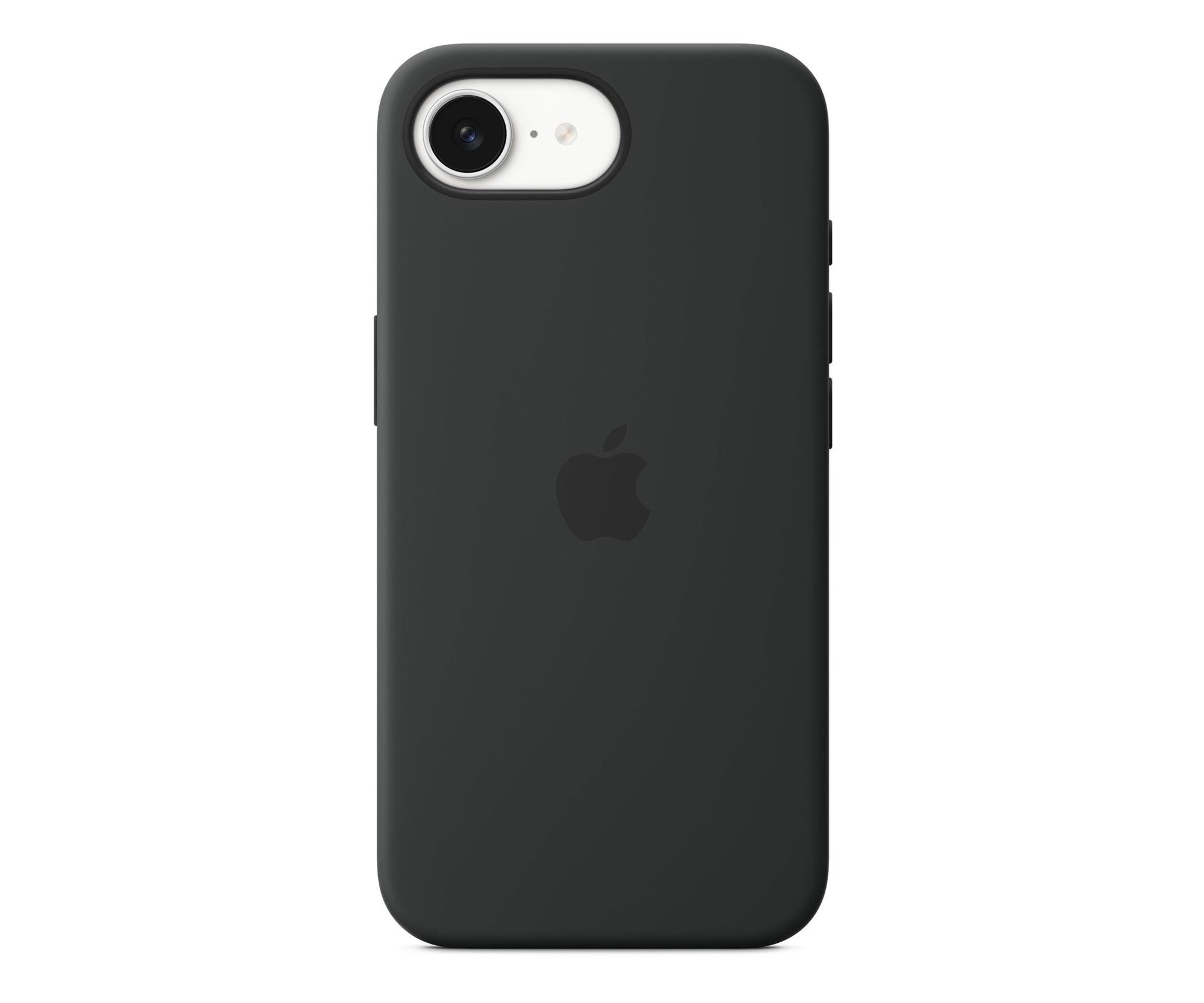Apple Silikonowe etui iPhone 16e czarny