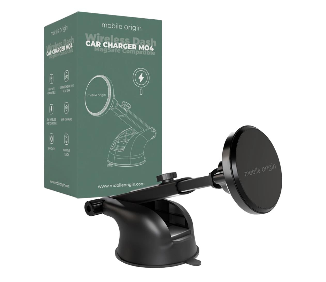 Mobile Origin Wireless Dash Car Charger MO4 MagSafe Compatible