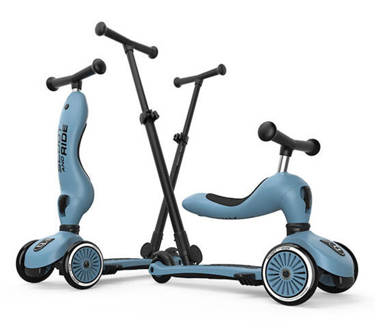 Scoot & Ride Highwaykick 1 Push and Go 2w1 Jeździk i hulajnoga Steel