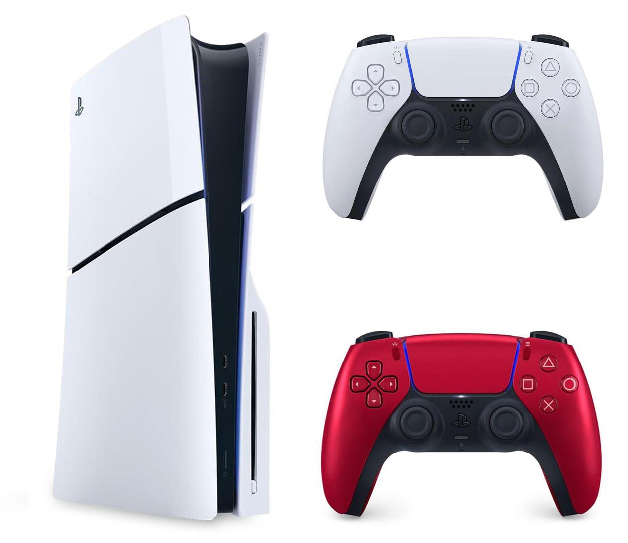 Sony PlayStation 5 Slim + DualSense Volcanic Red
