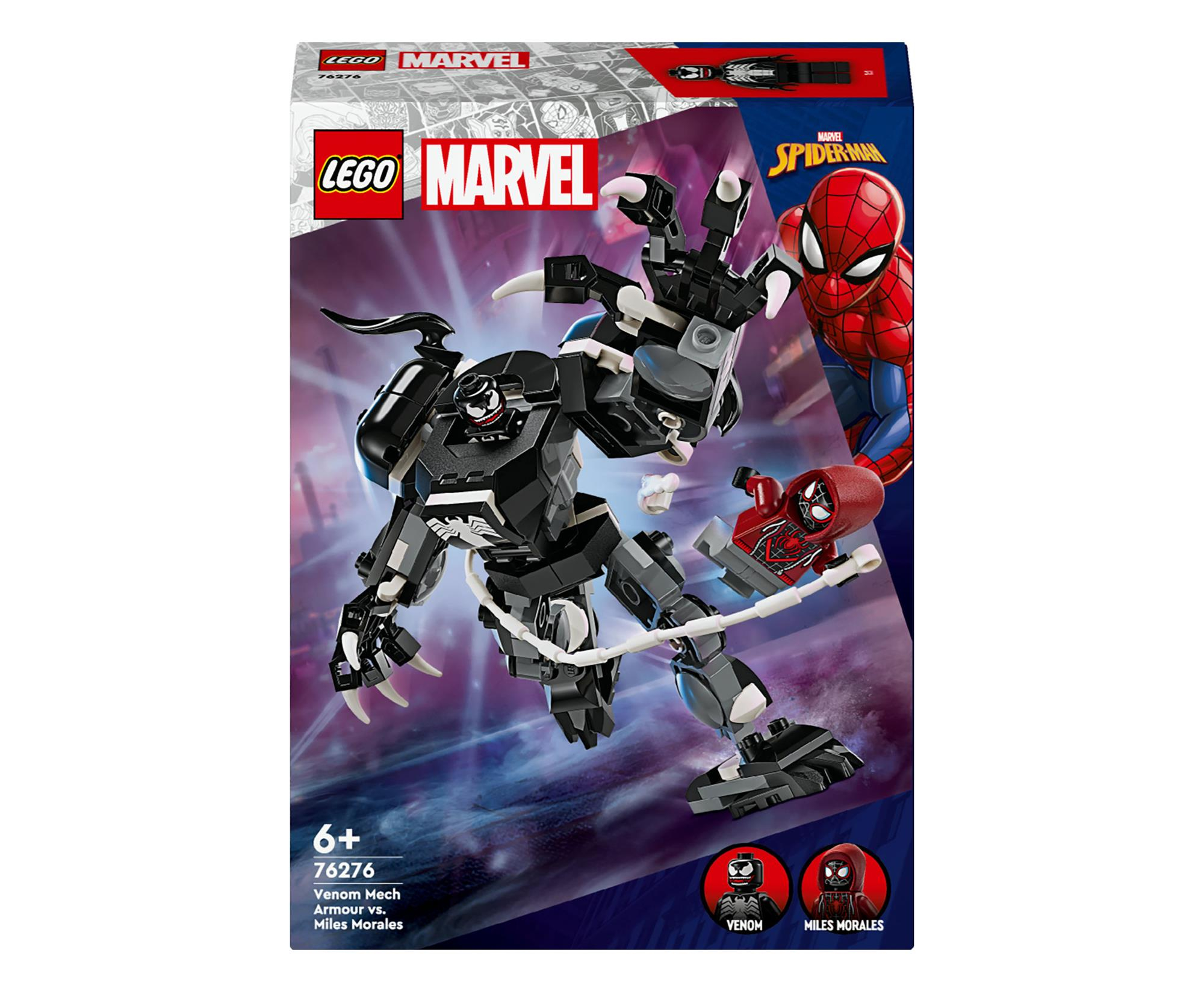 LEGO Marvel 76276 Mechaniczna zbroja Venoma vs. Miles Morales