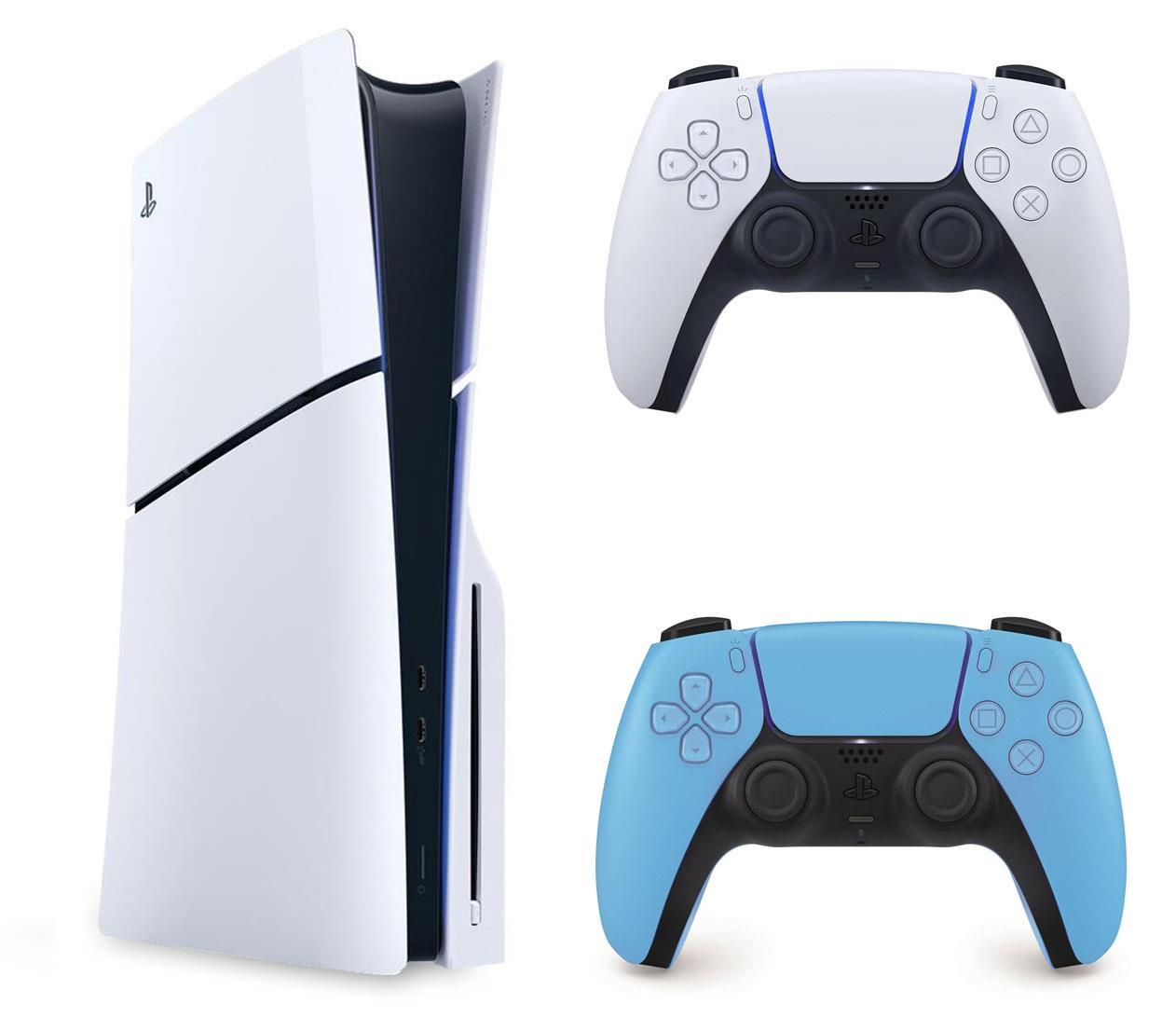 Sony PlayStation 5 Slim + DualSense Starlight Blue
