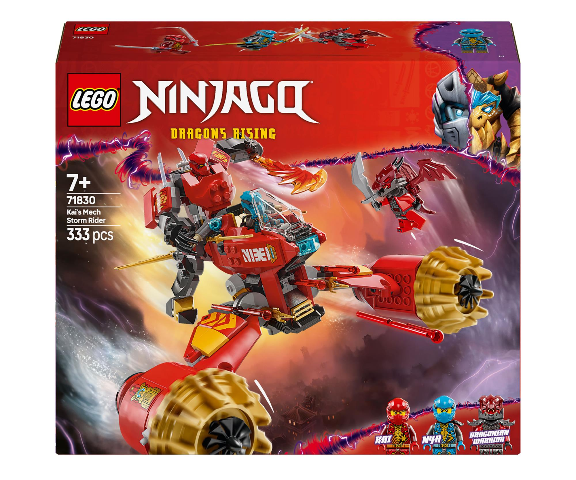 LEGO Ninjago 71830 Burzowy jeździec-mech Kaia