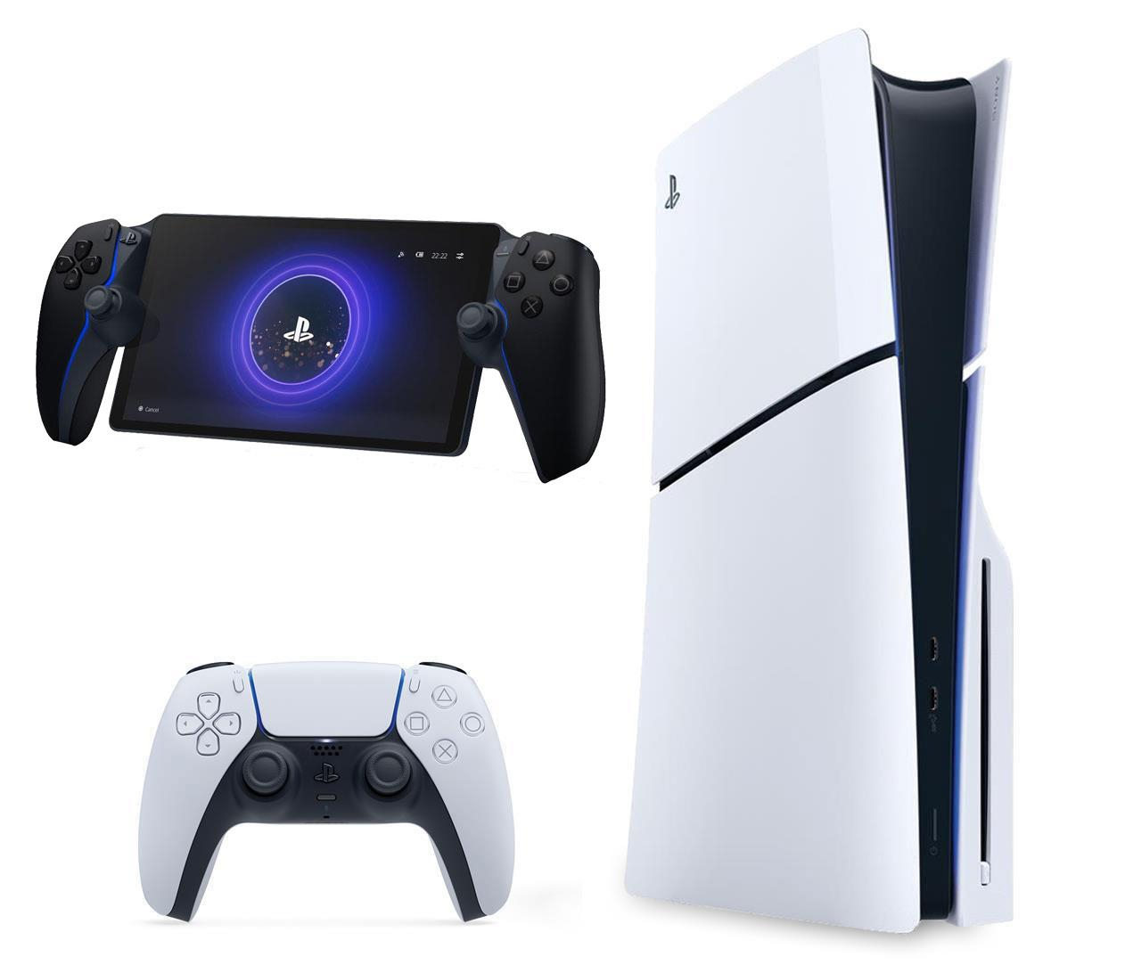Sony PlayStation 5 Slim + Portal Midnight Black