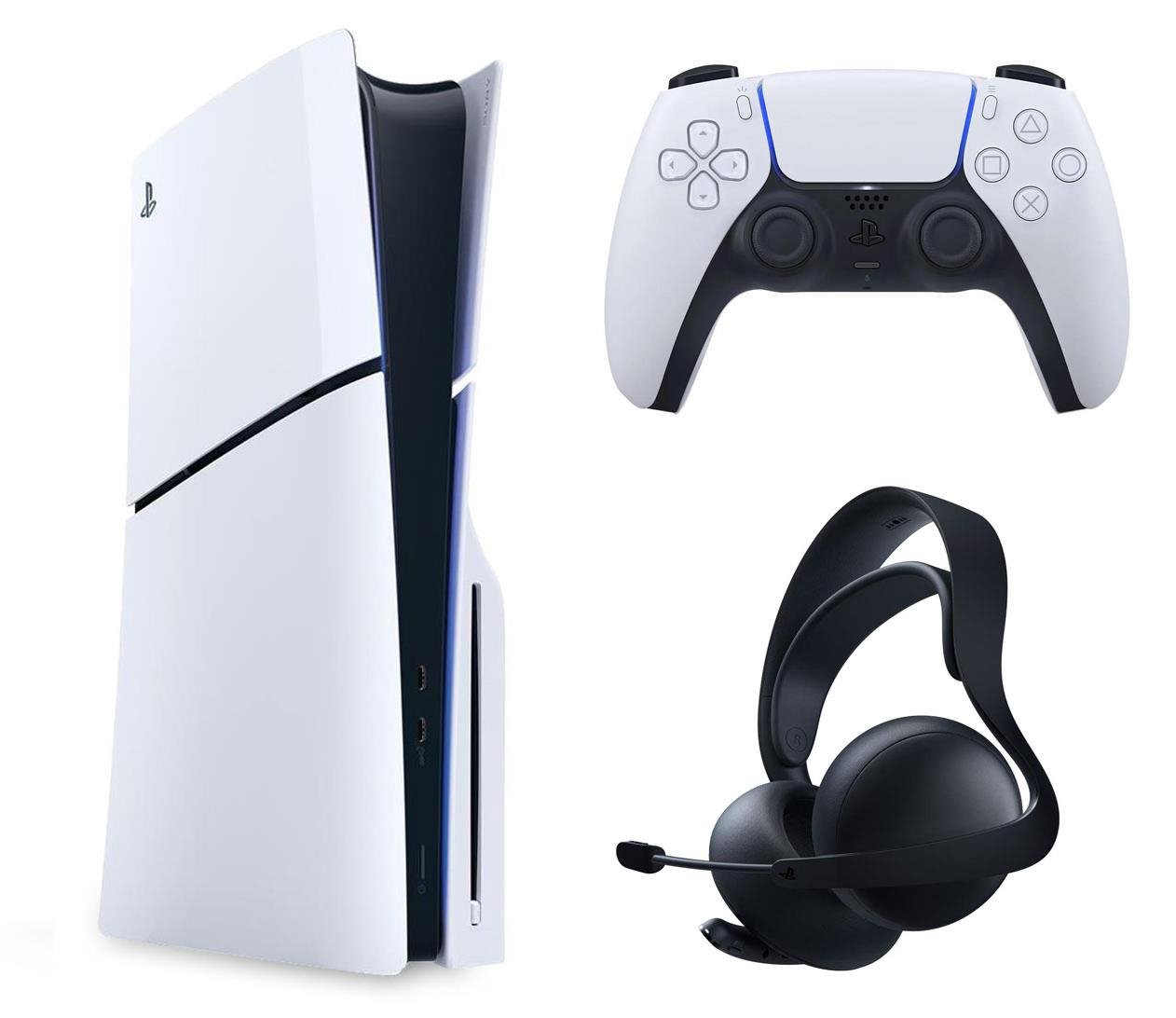 Sony PlayStation 5 Slim + Pulse Elite Midnight Black