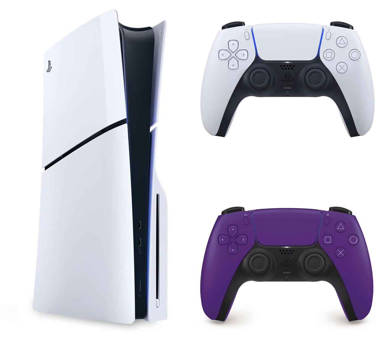 Sony PlayStation 5 Slim + DualSense Galactic Purple