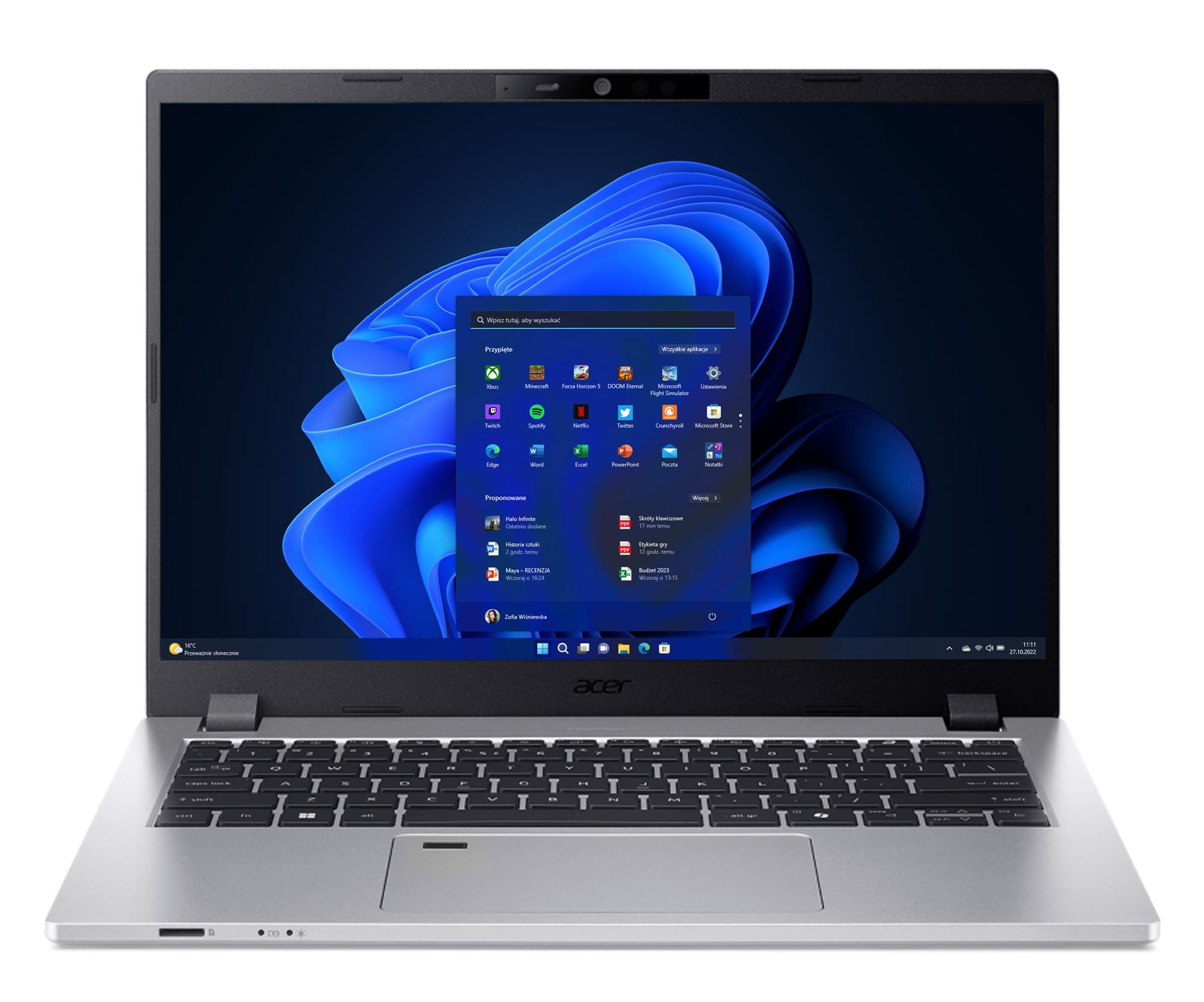 Acer TravelMate P2 14 Core 5-120U/16GB/512/Win11P