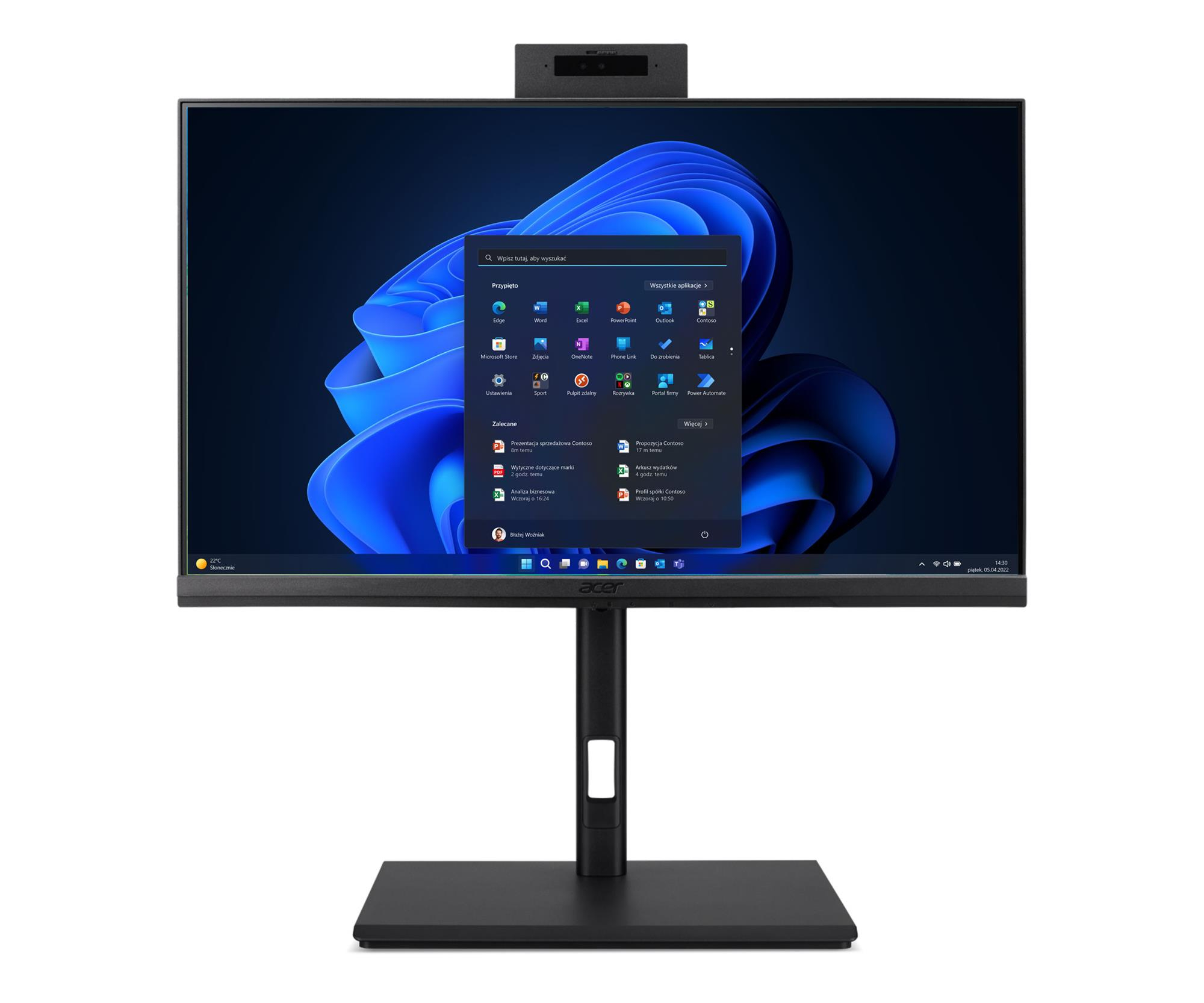 Acer Veriton Vero Z AIO 24 i5-14400/512/Win11P DVD