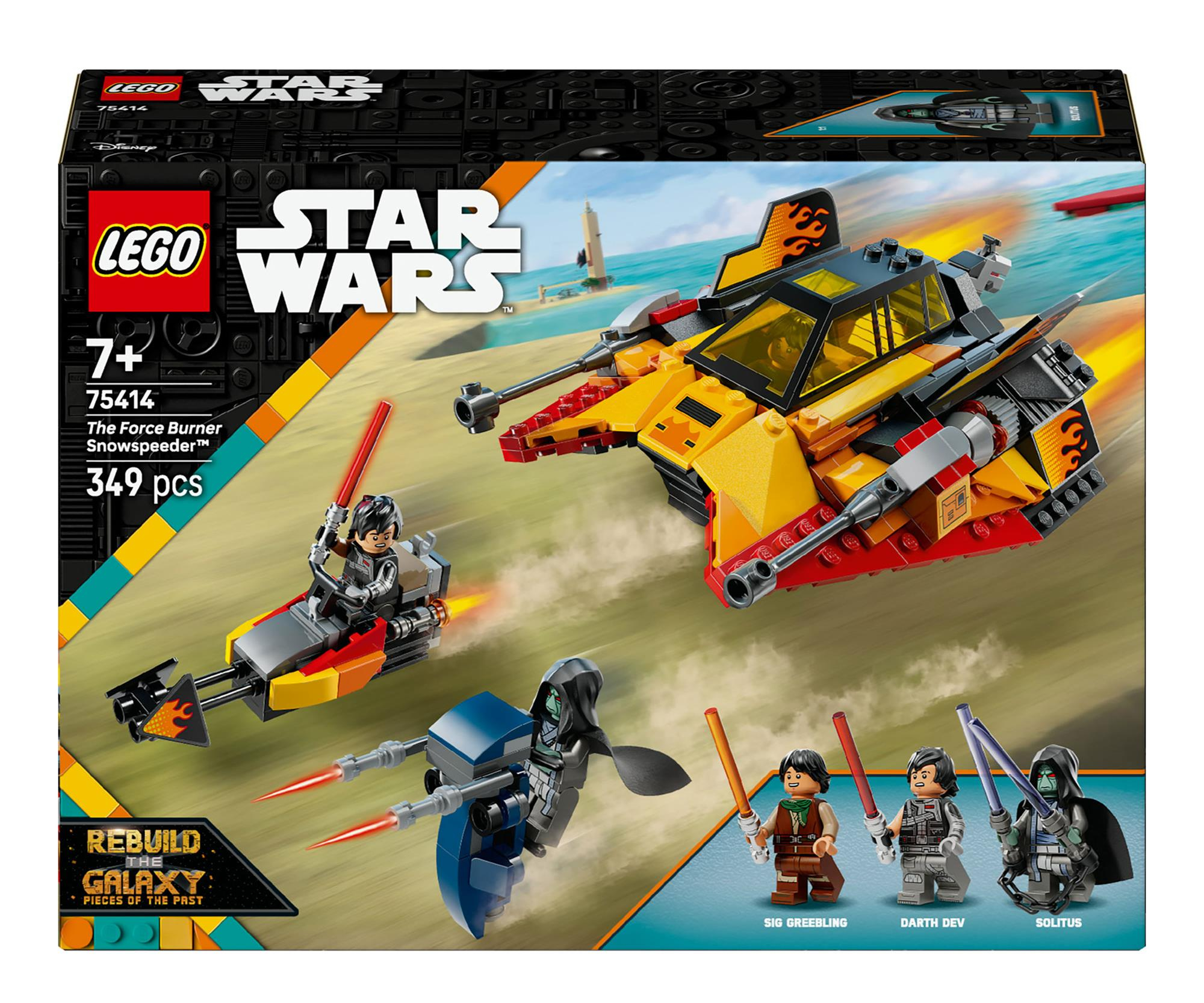 LEGO Star Wars 75414 Płomienny śmigacz śnieżny