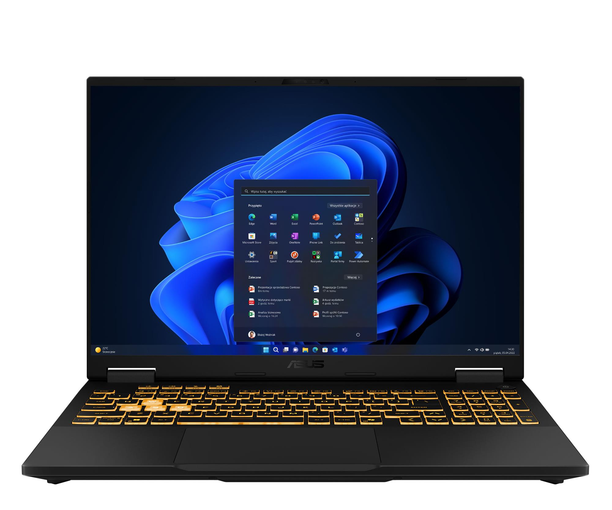 ASUS TUF Gaming F16 i5-14450HX/16GB/512/Win11 RTX5050 165Hz