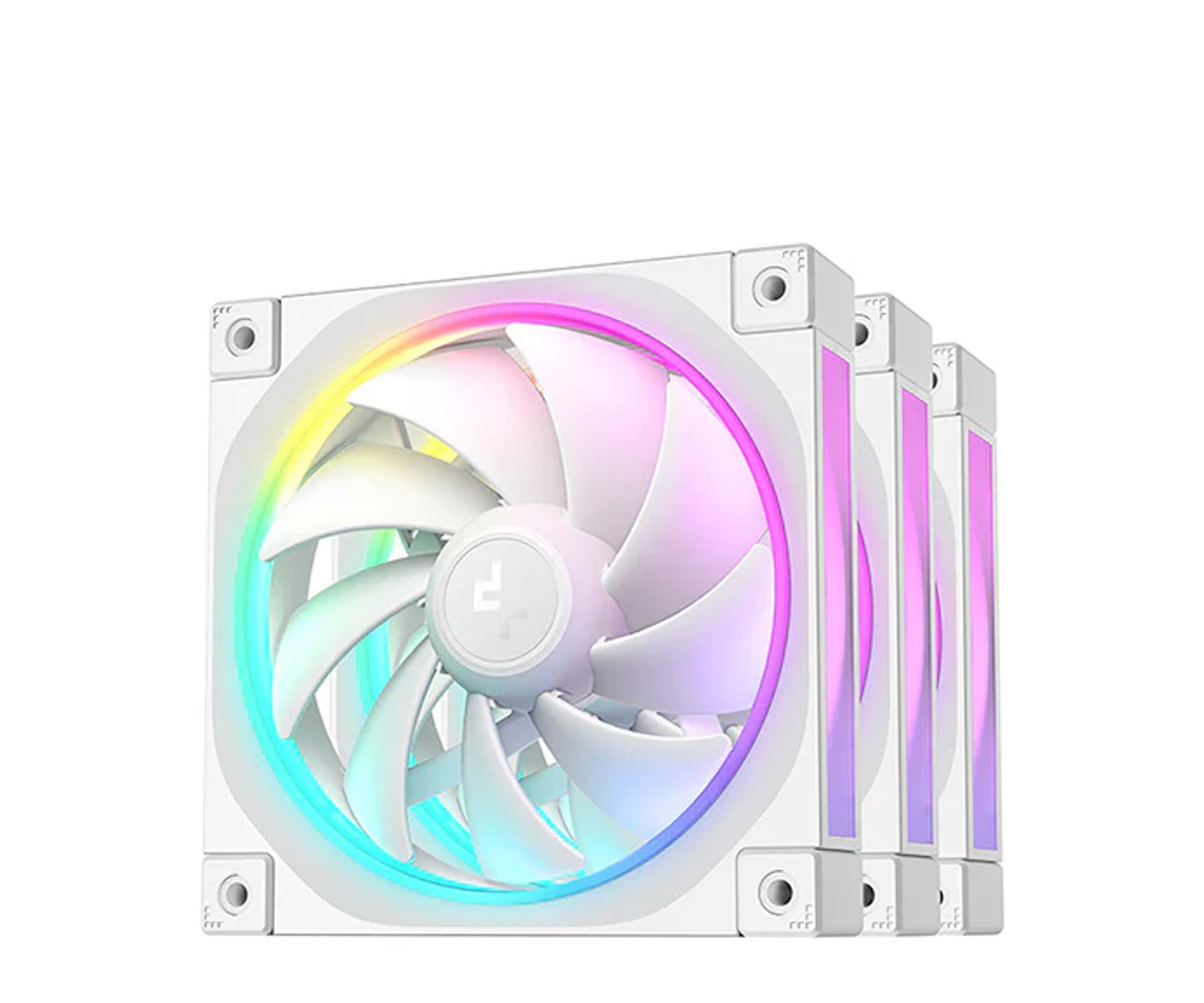 Deepcool FL12 White Triple Pack 3x120mm
