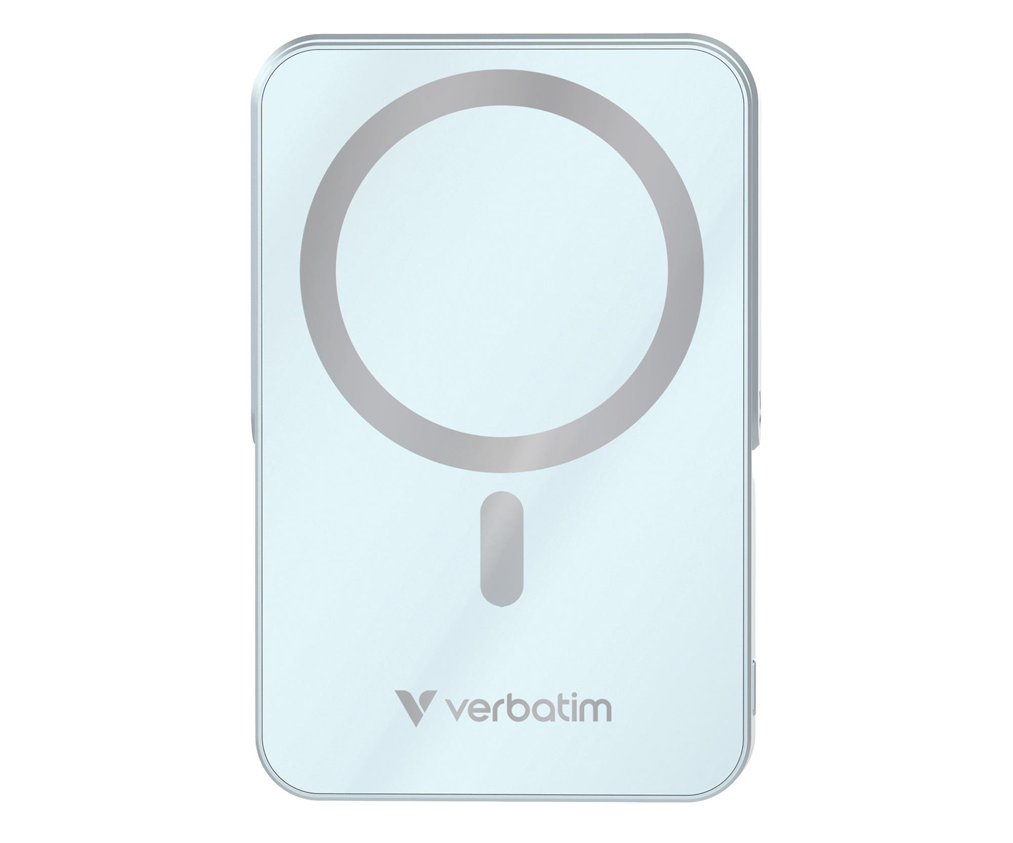 Verbatim Charge ‘n’ Go Power Bank with Stand Magnetic Wireless 10000m
