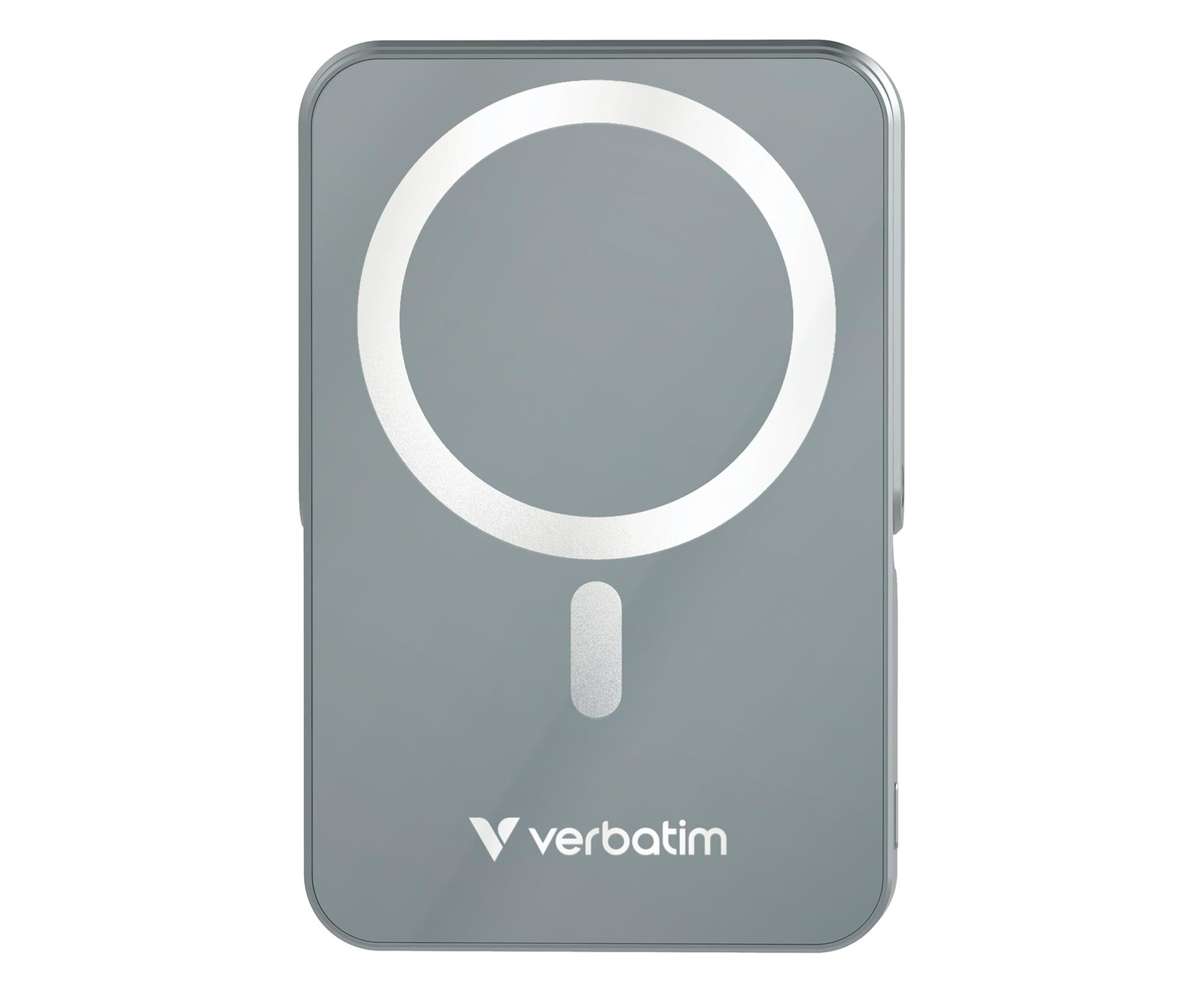 Verbatim Charge ‘n’ Go Power Bank with Stand Magnetic Wireless 10000m