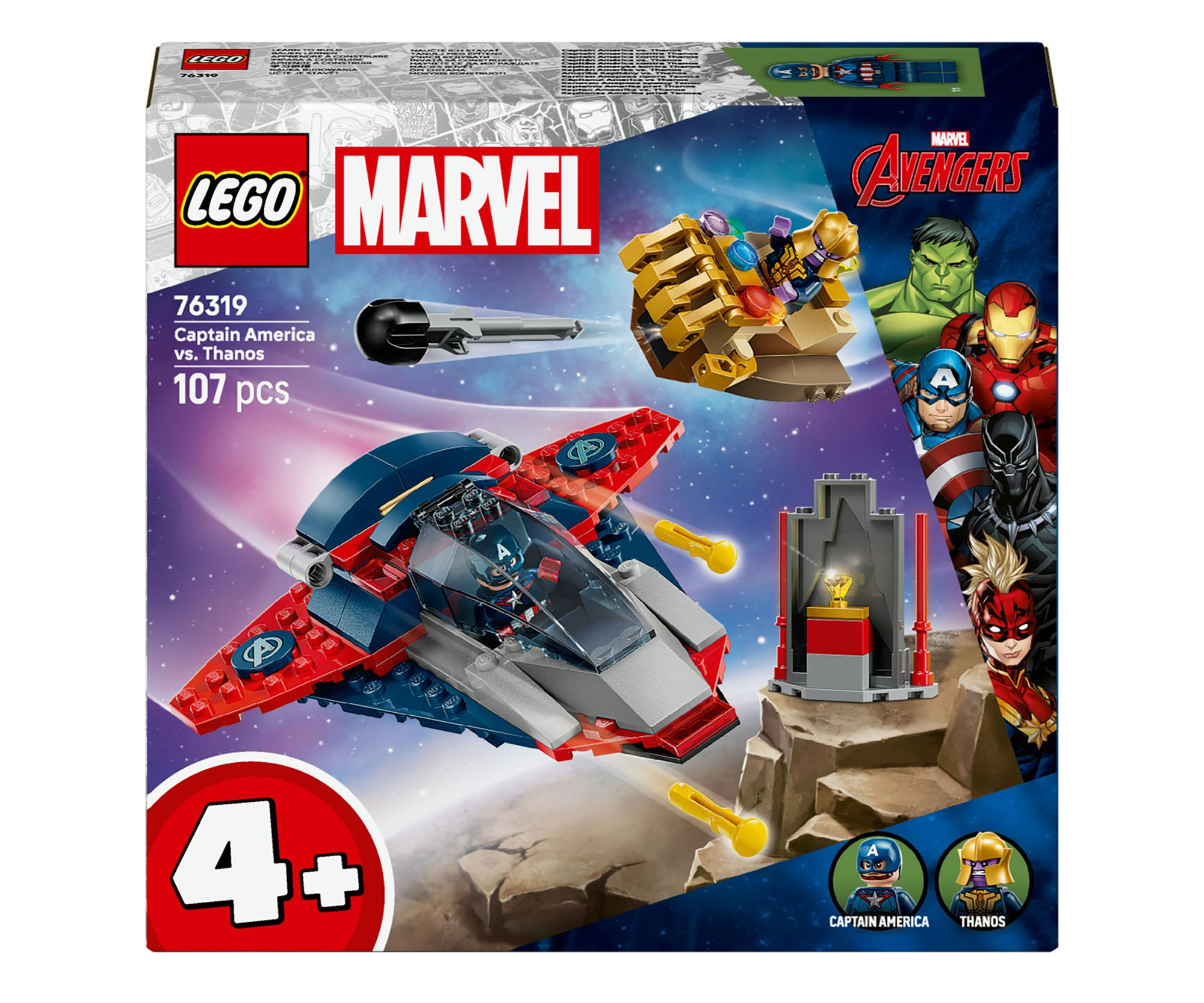 LEGO Marvel Kapitan Ameryka kontra Thanos 76319