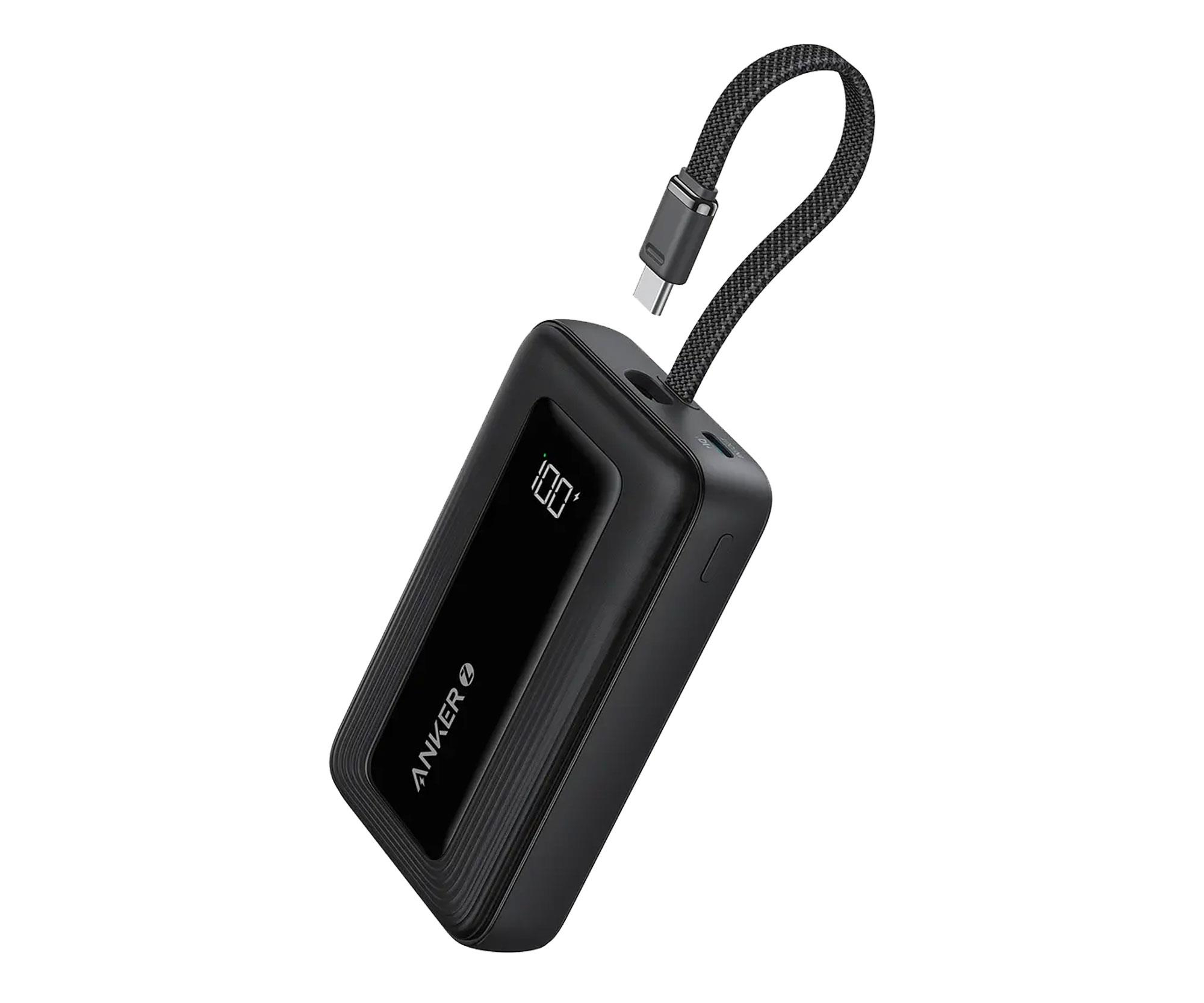 Anker Power Bank 10000 mAh 30W USB-C Cable black
