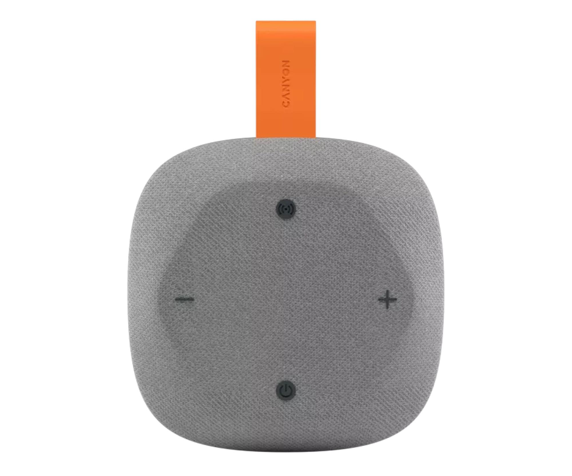 CANYON Głośnik Bluetooth HEXAGON 10 TWS 8W IPX5 Szaro Pomarańczowy