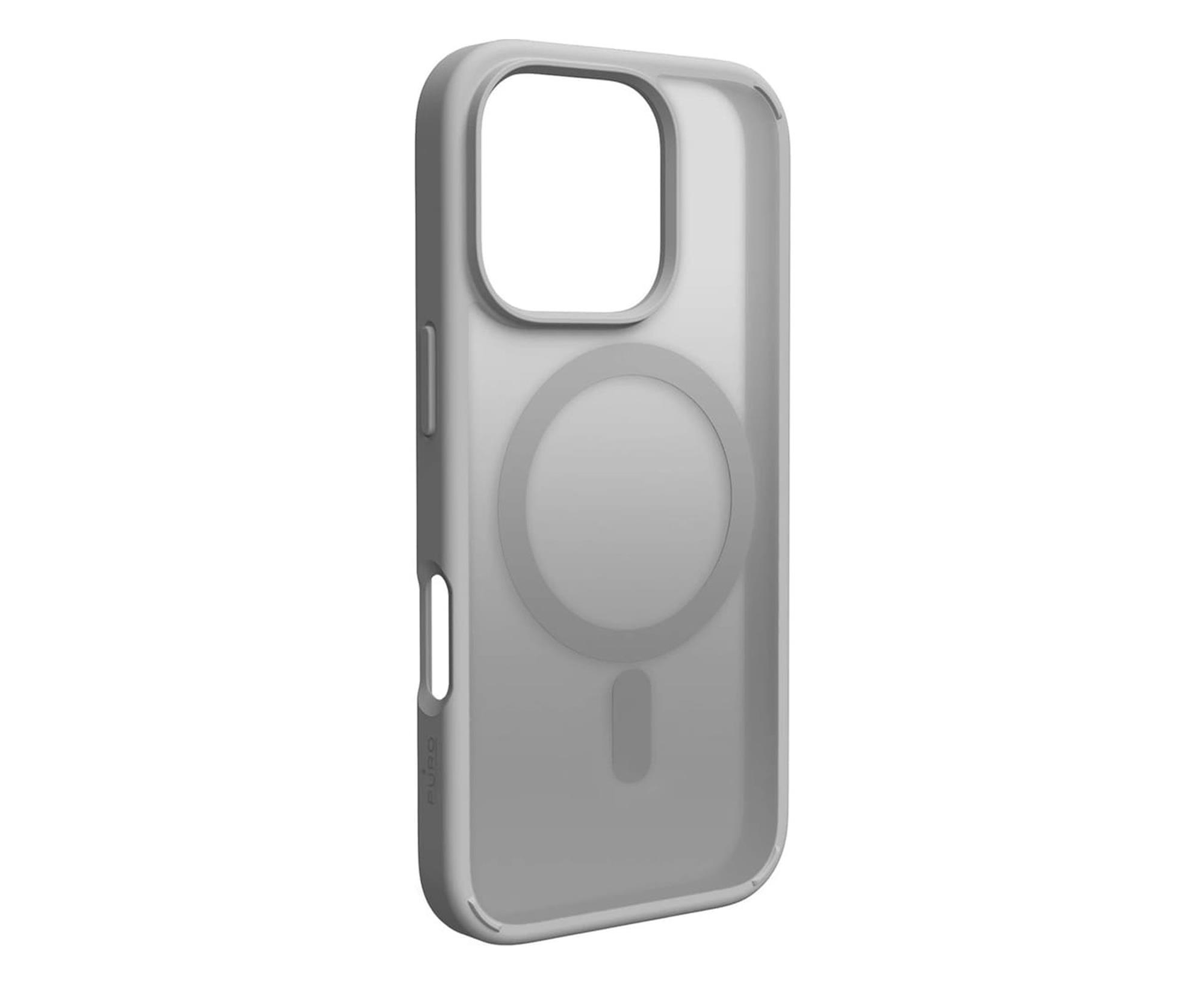Puro Gradient MagSafe do iPhone 16 Pro - srebrne