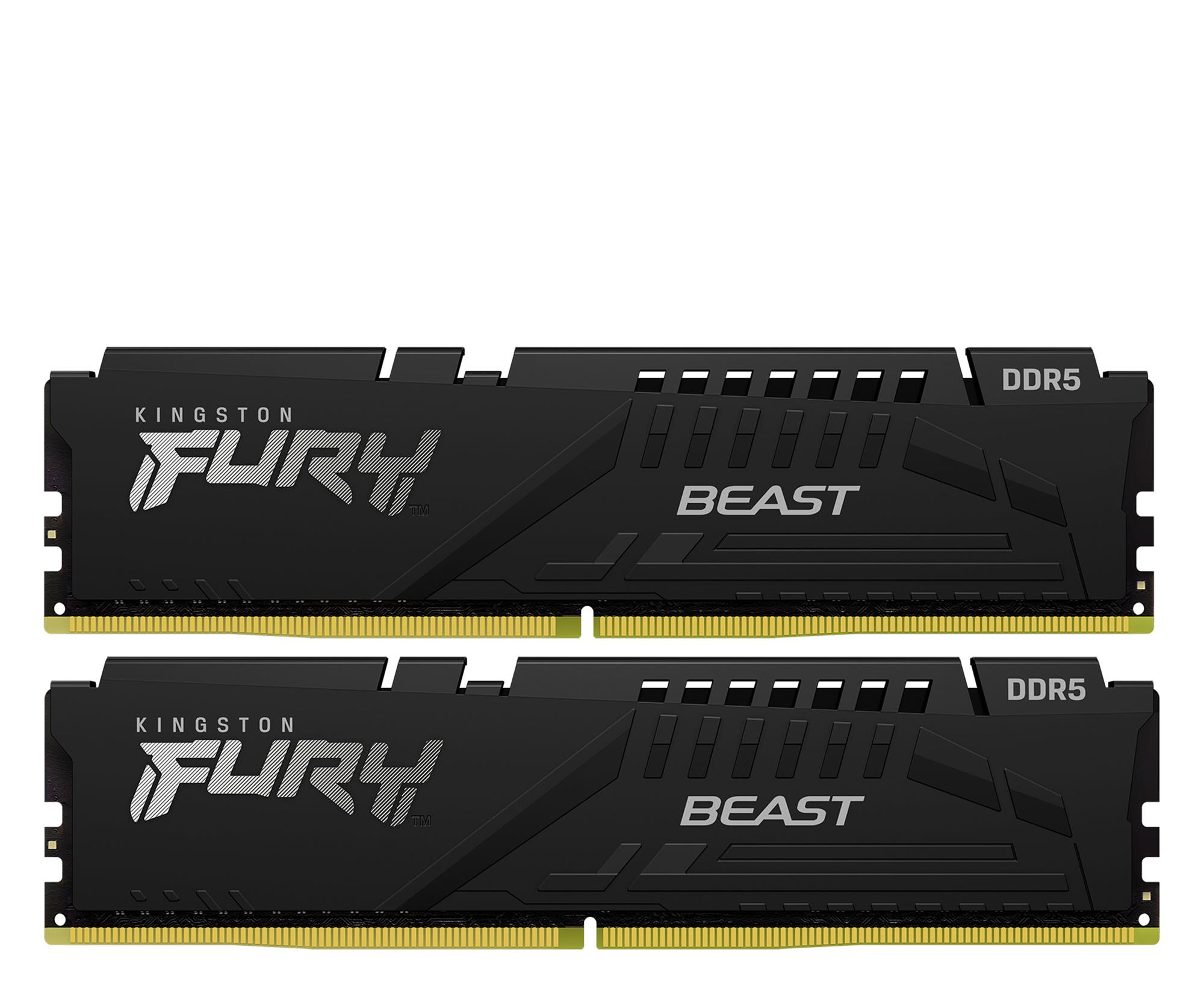 Kingston FURY 16GB (2x8GB) 6000 CL30 Beast Czarny
