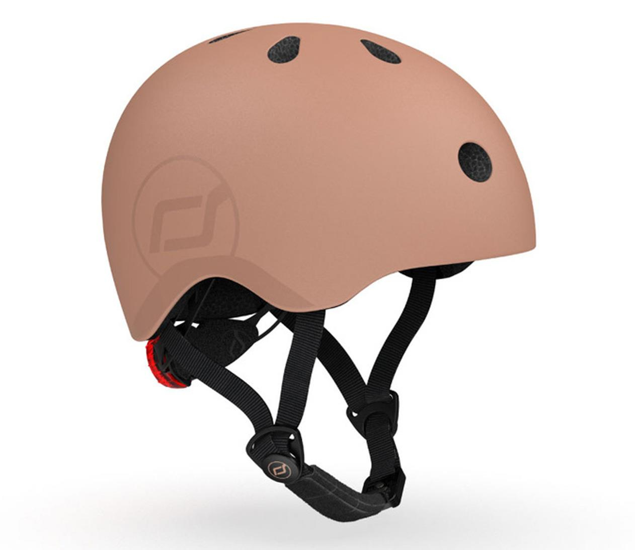 Scoot & Ride Kask Ochronny S-M dla dzieci 3+ Mocha