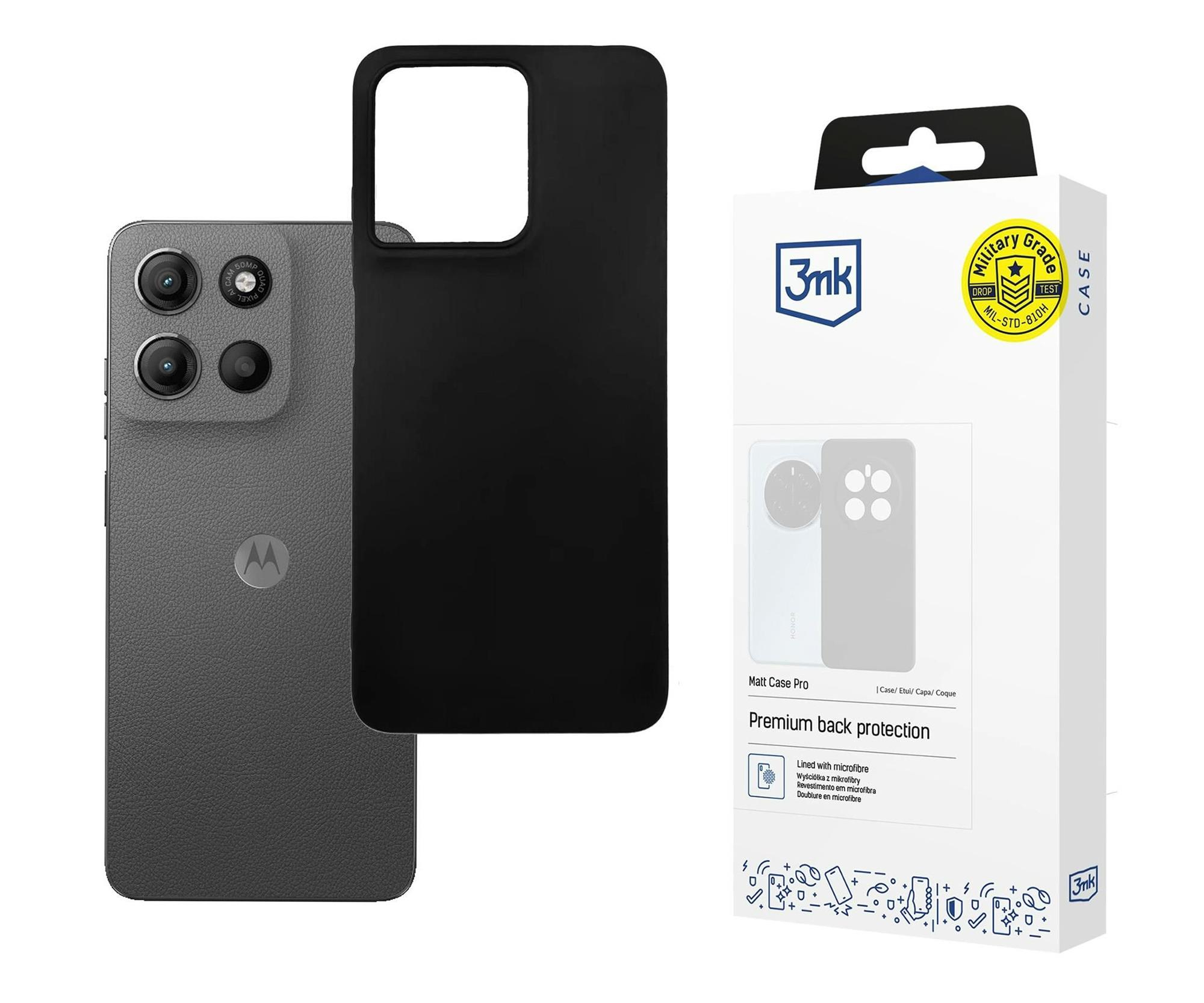 3mk Matt Case Pro do Motorola moto g15
