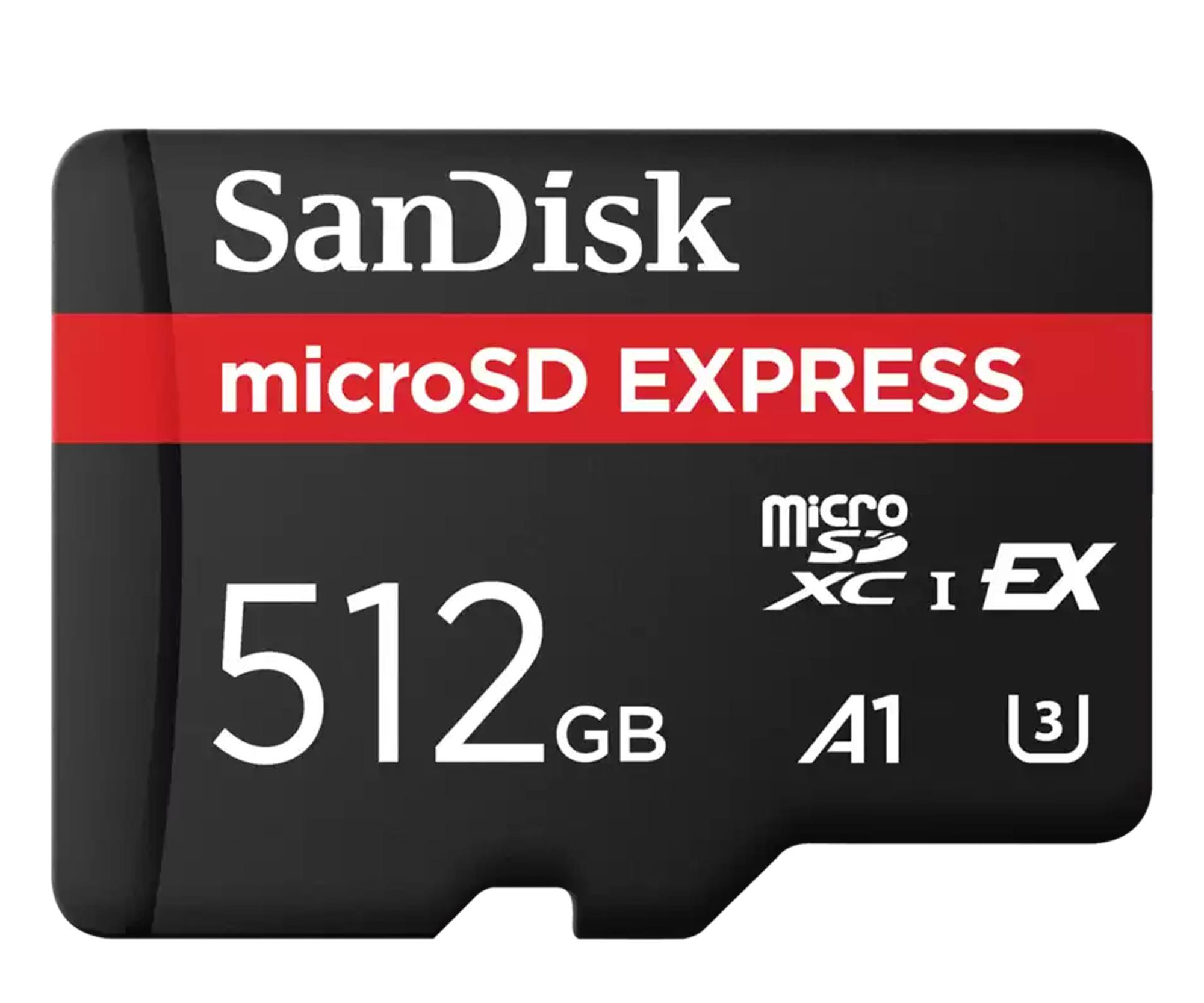 Sandisk EXPRESS microSDXC 512GB (880/650 MB/s) EX C10 U3 UHS