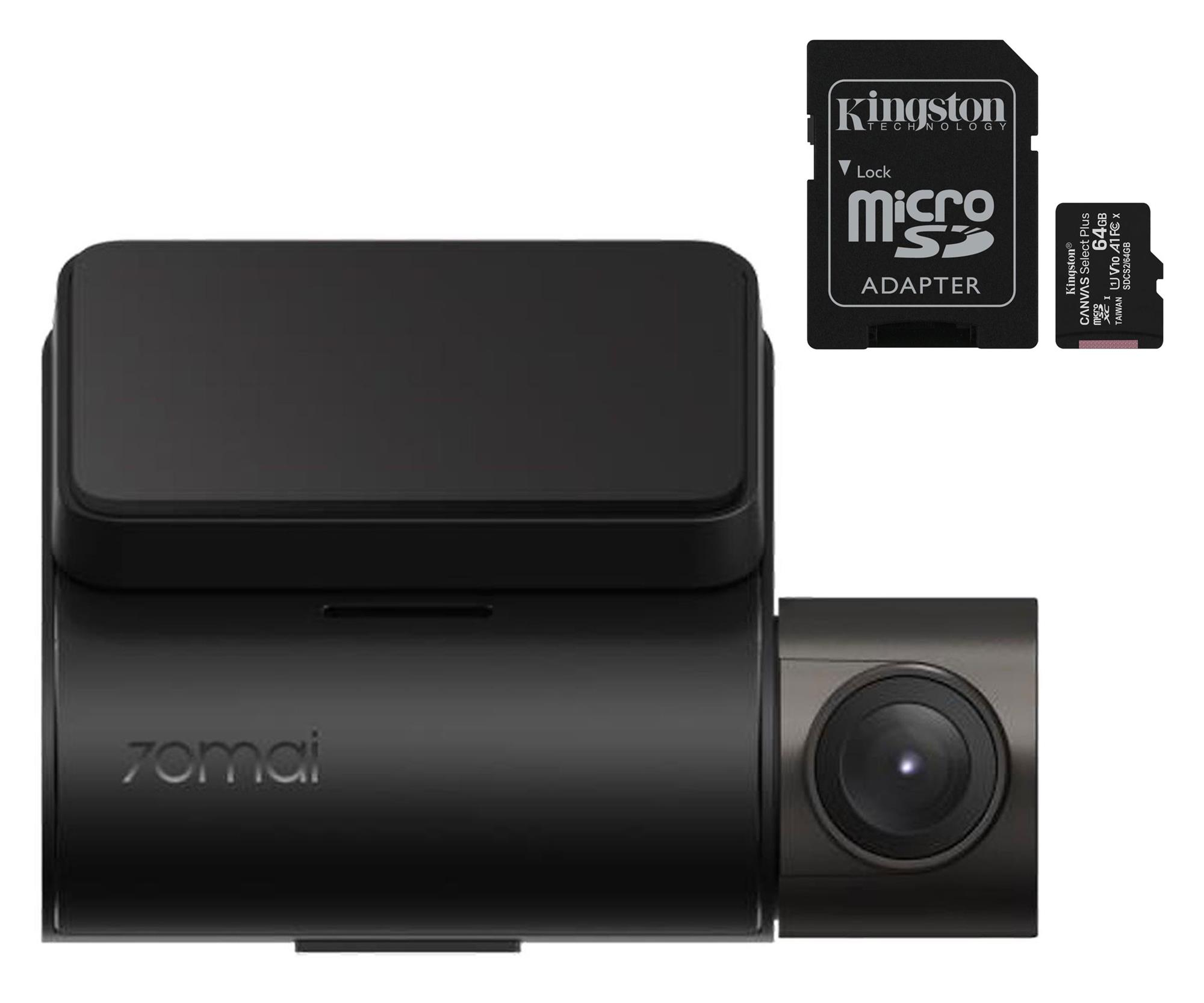 70mai Dash Cam A200 + karta 64GB Full HD/130/2"