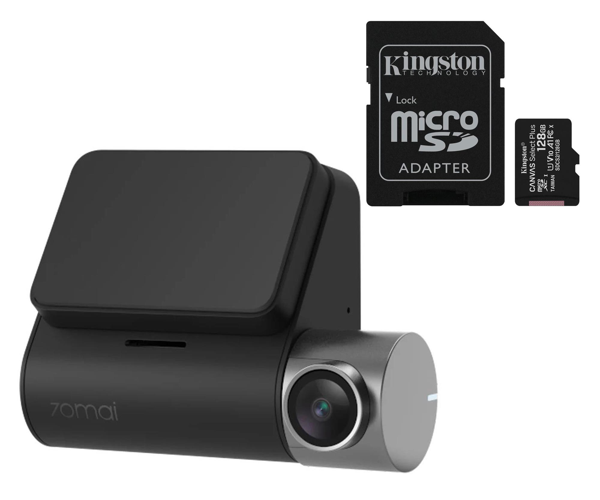 70mai Dash Cam Pro Plus A500S + karta 128GB 2.7K/140/WiFi/GPS