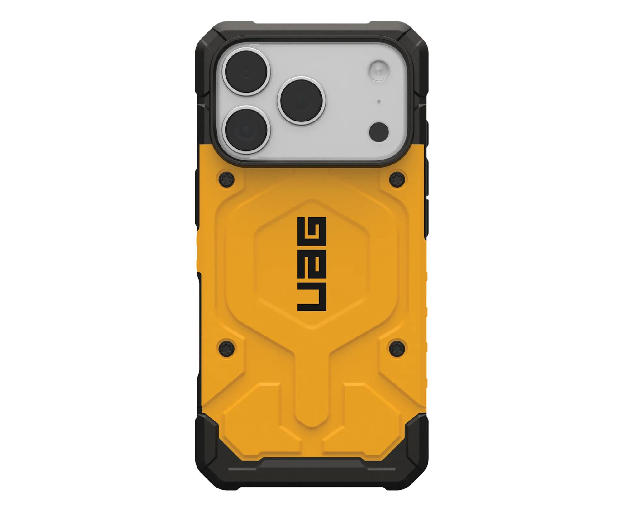 UAG Pathfinder etui do iPhone 17 Pro MagSafe heritage yellow