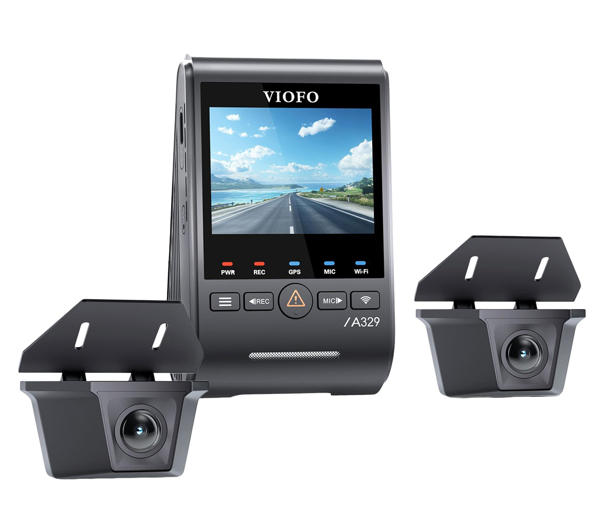 Viofo Rejestrator trasy A329WW 3CH GPS