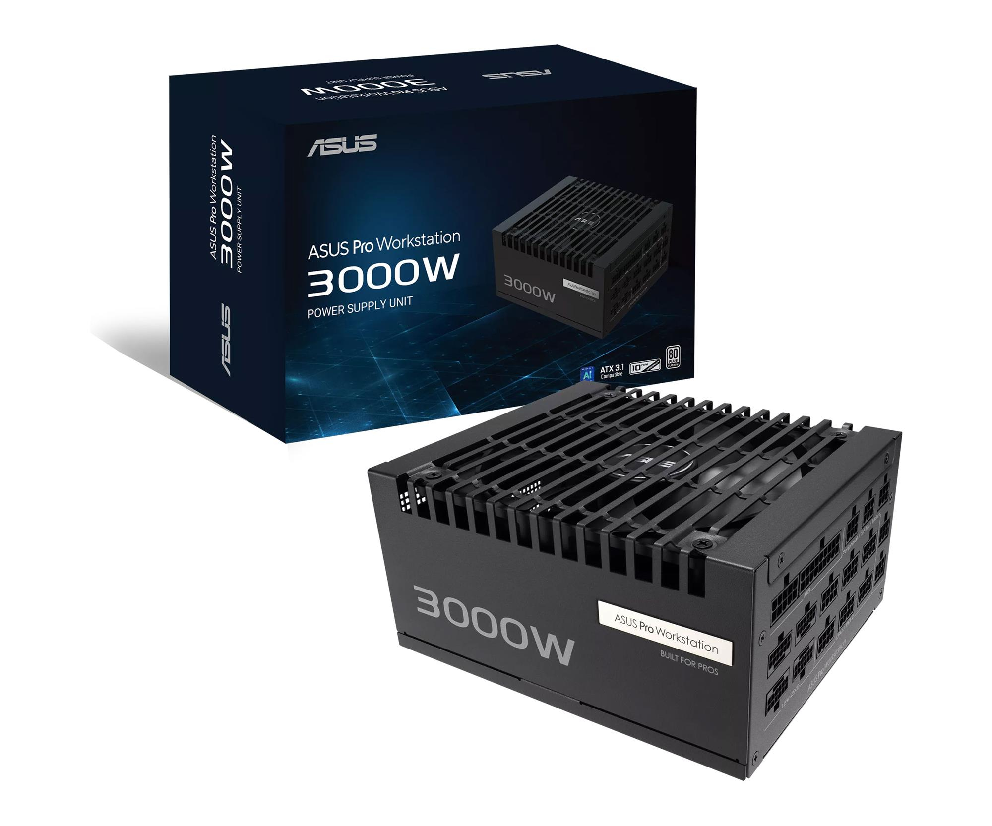 ASUS PRO WS 3000W 80 Plus Platinum ATX 3.1