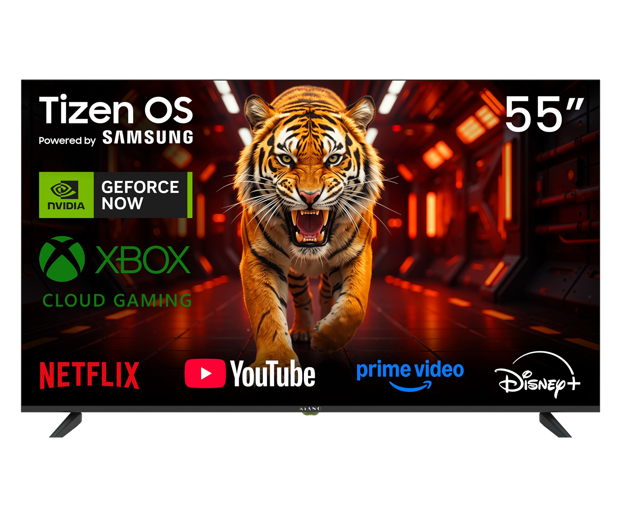 Kiano Telewizor Kiano Elegance 55" 4K Tizen OS Powered by Samsung