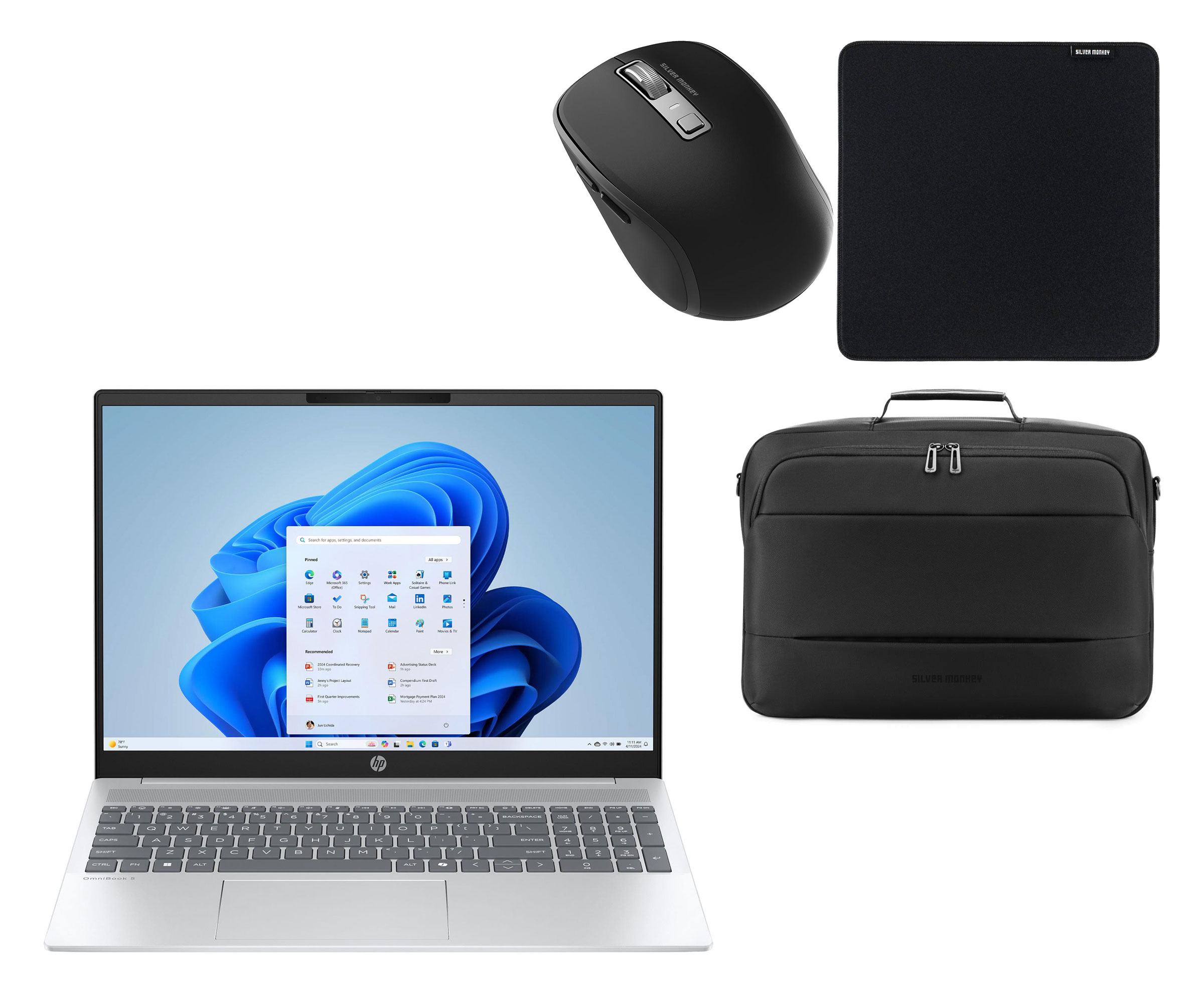 HP OmniBook 5 Ryzen 5-8540U/16GB/512/Win11 Zestaw