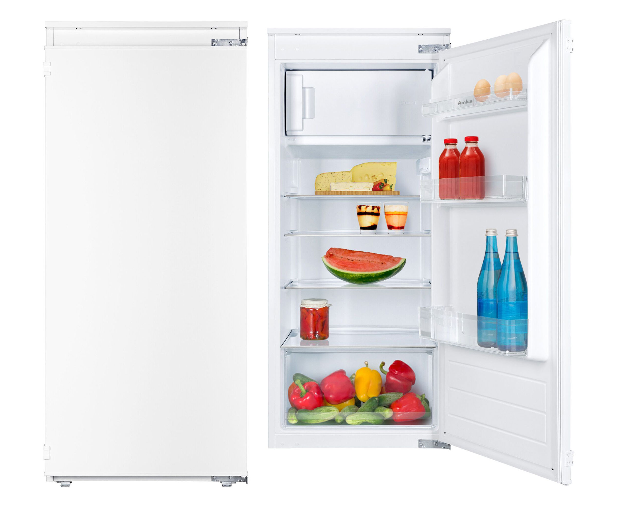 Amica BM210.4i(E) 122,1cm 35dB Zawiasy Ślizgowe 179L