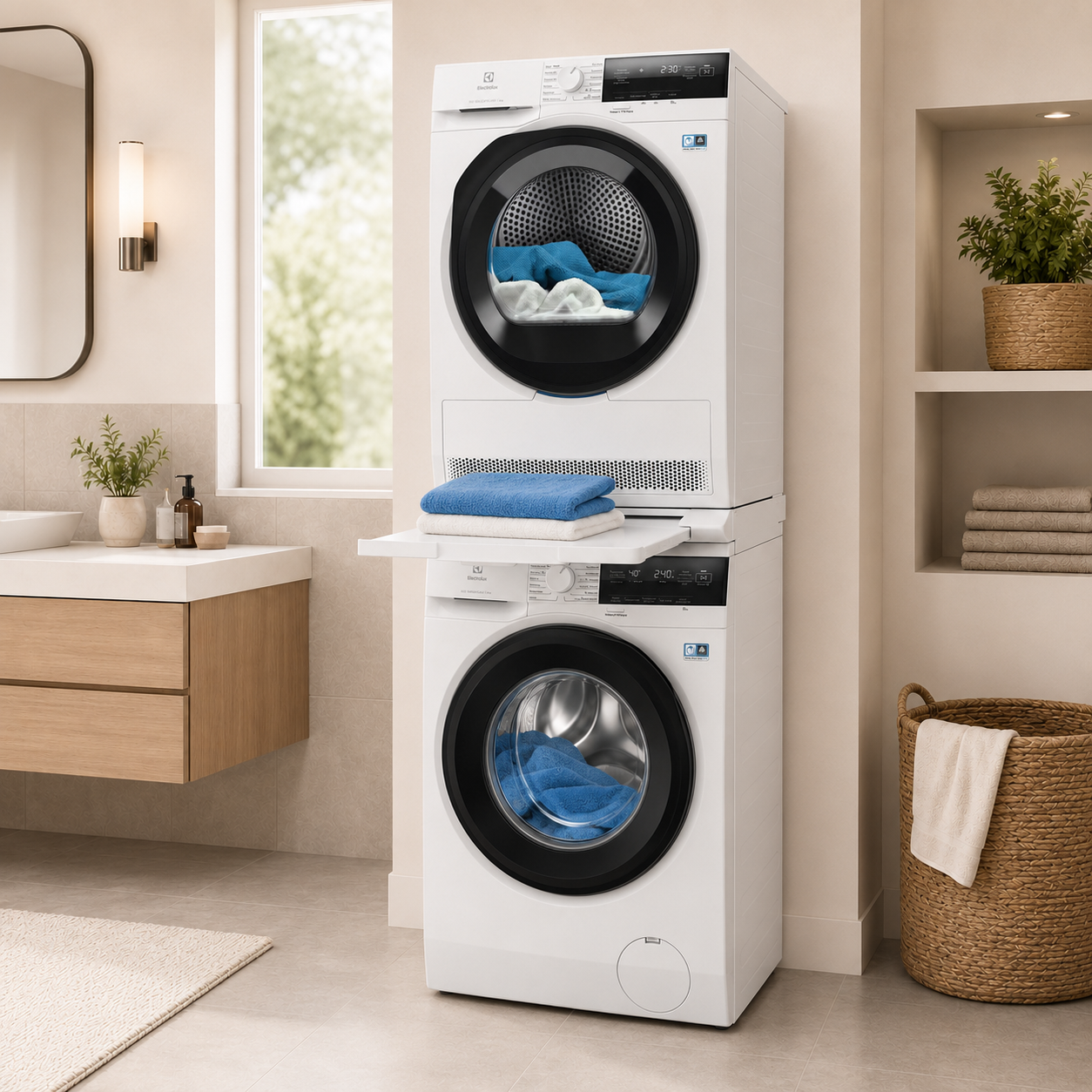 Electrolux Suszarka EW7DX385AP+Pralka EW6F3482P+Łącznik A1WYHSK2