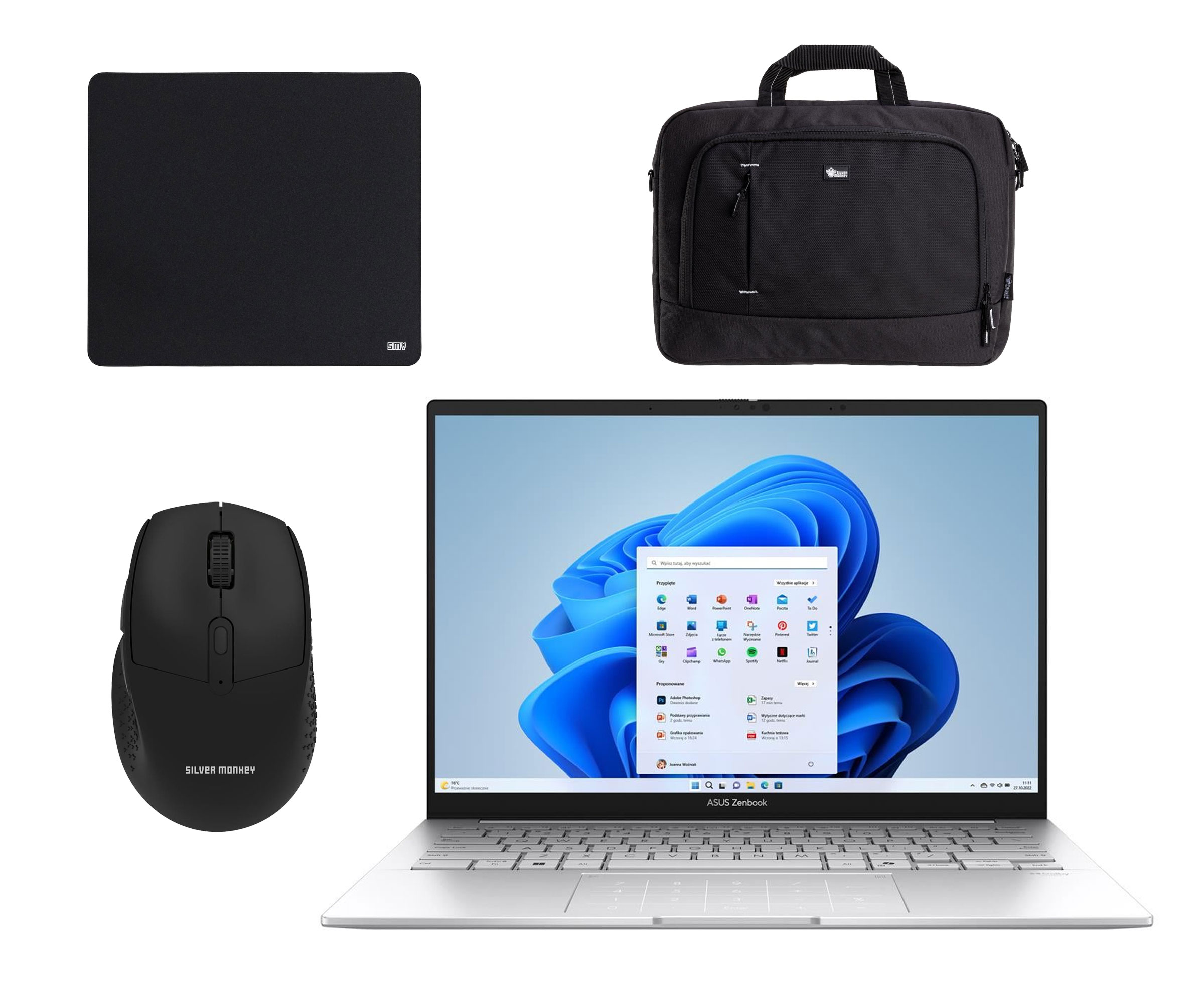 ASUS Zenbook 14 Ultra 5-225H/16GB/512/Win11 OLED Zestaw
