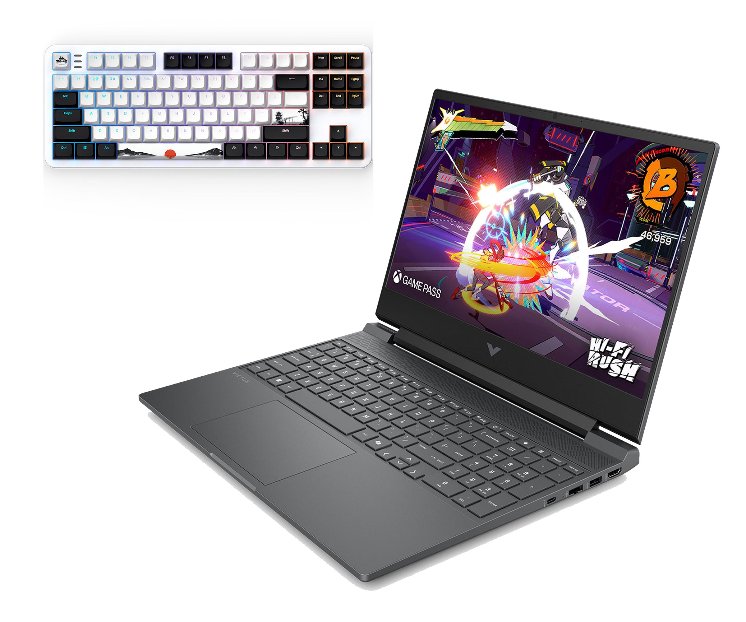 HP VICTUS 15 i5-13420H/16GB/512/Win11 RTX4050 144Hz Zestaw
