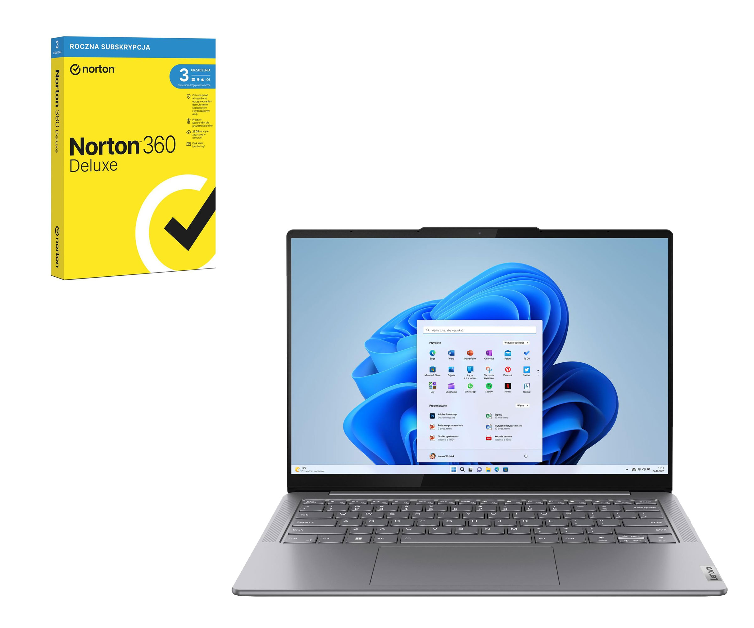Lenovo Yoga Slim 7-14 Ultra 5-125H/16GB/512GB/Win11 Zestaw