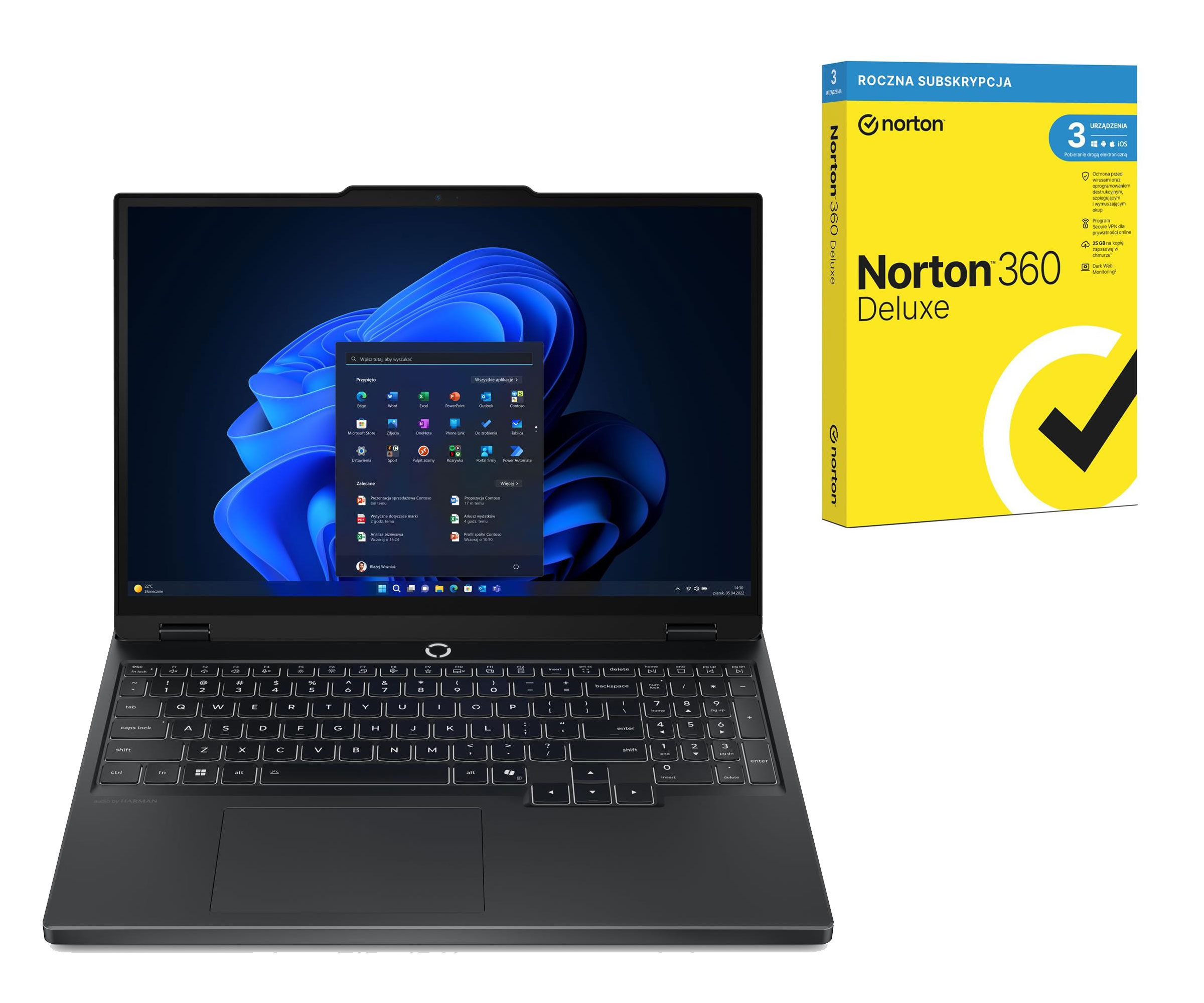 Lenovo Legion 5-15 i7-13645HX/16GB/512/Win11 RTX5060 Zestaw