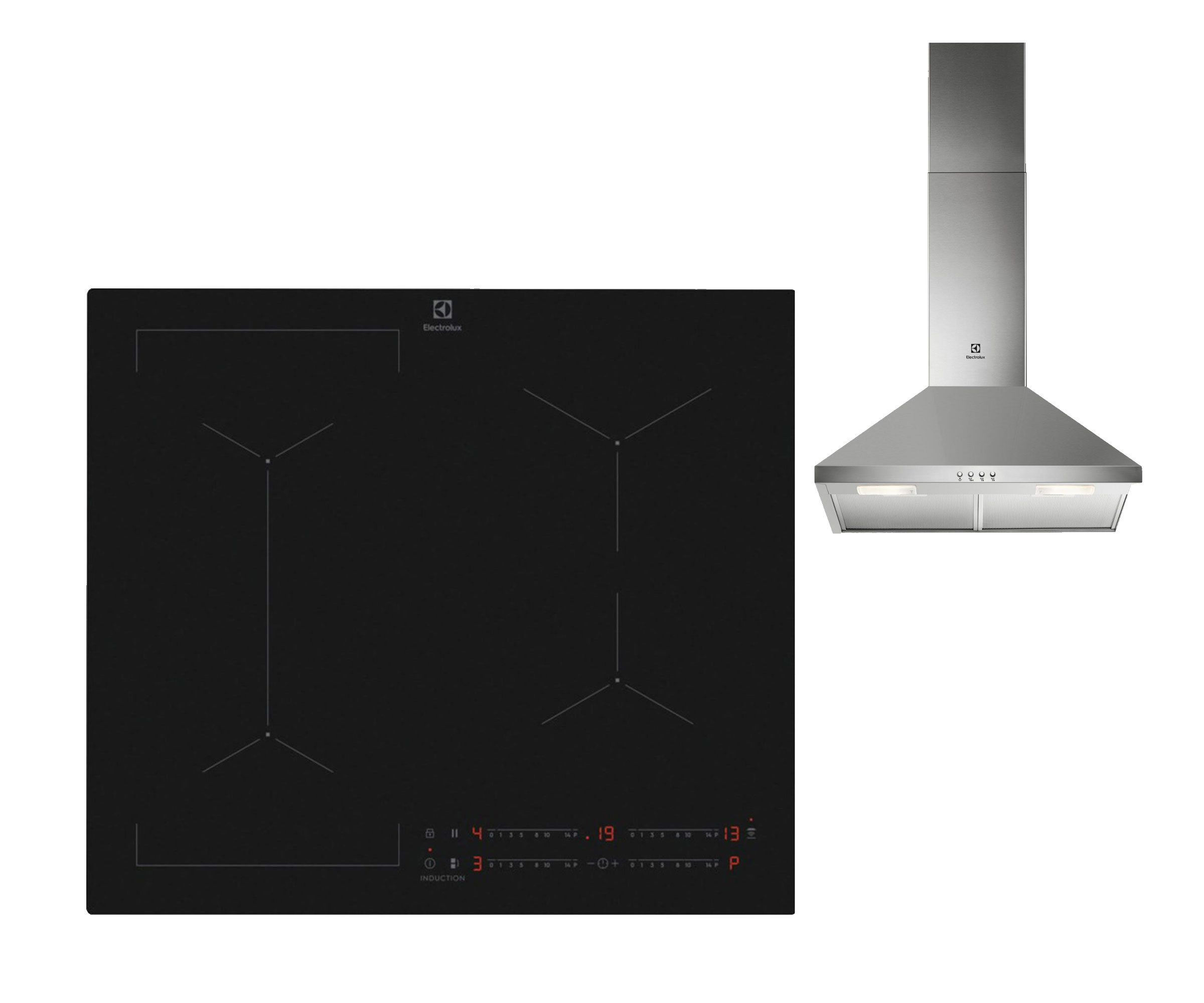 Electrolux ZESTAW Płyta indukcyjna EIV63449CT+Okap LFC316X