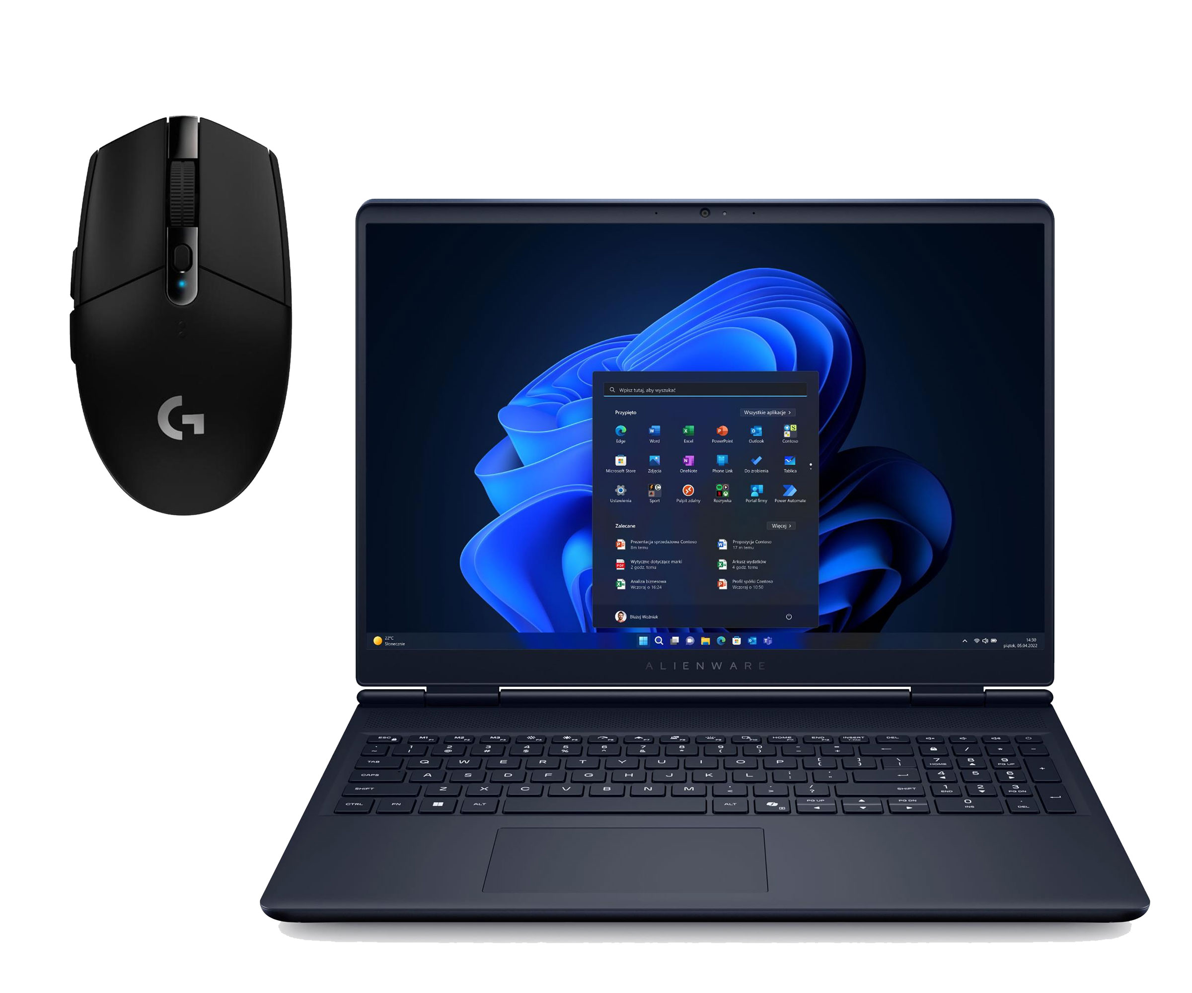 Dell Alienware 16 Aurora Core 7 240H/32GB/1TB/W11 RTX5060 Zestaw